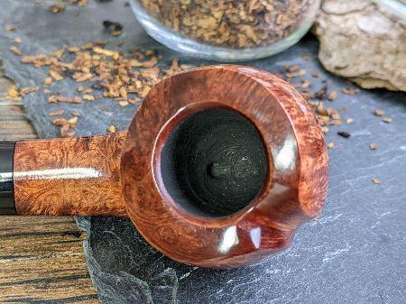 half bent tobacco pipe Brown 1/2 Bent Dublin Half Churchwarden Briar Pipe By Paykoc 2100-4