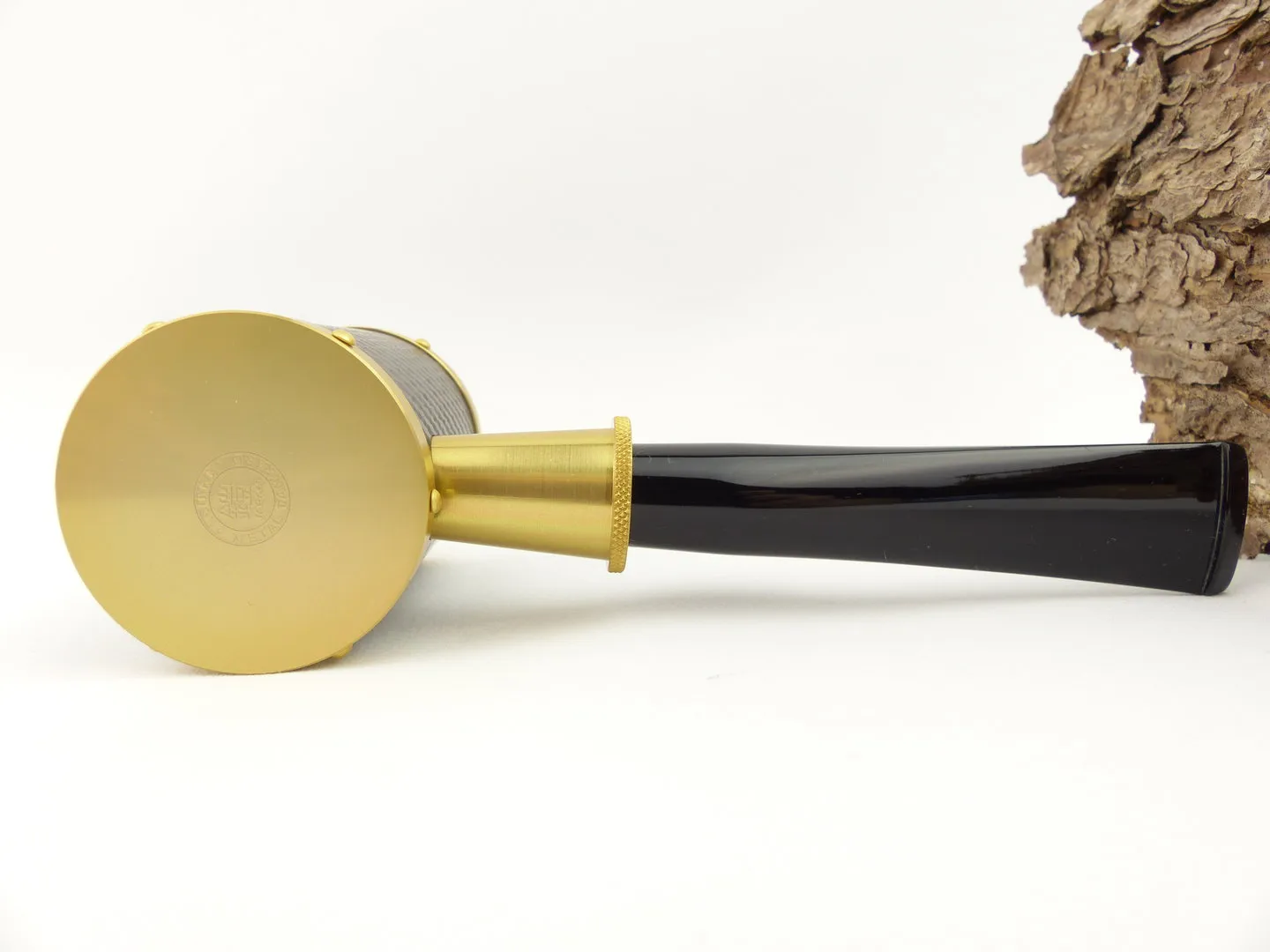Tsuge Pfeife Yoroi Carbon gold Filter – Produktbild 7