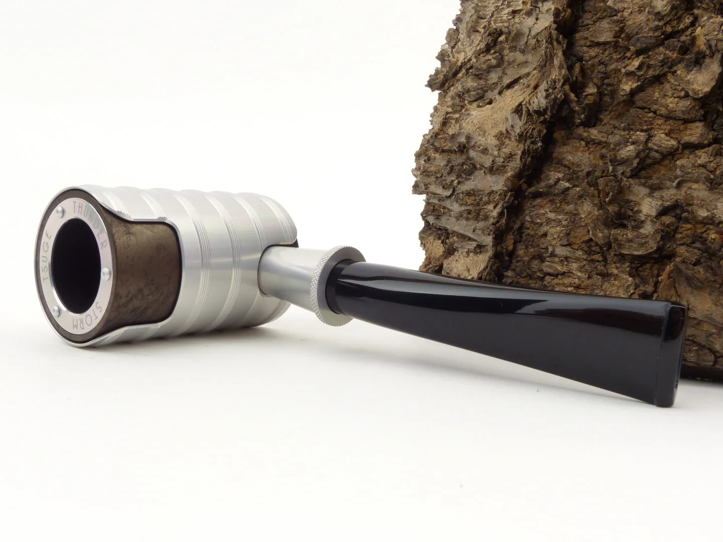Tsuge Pfeife Thunderstorm silber Filter – Produktbild 6