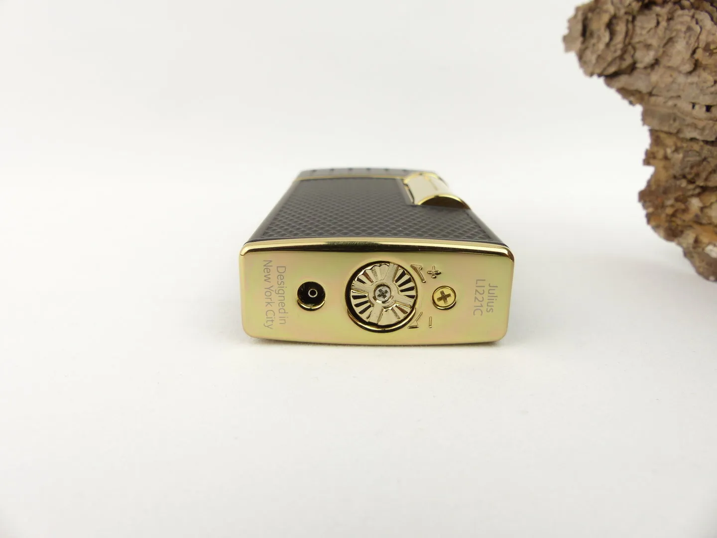 Colibri Pfeifenfeuerzeug schwarz gold – Produktbild 4