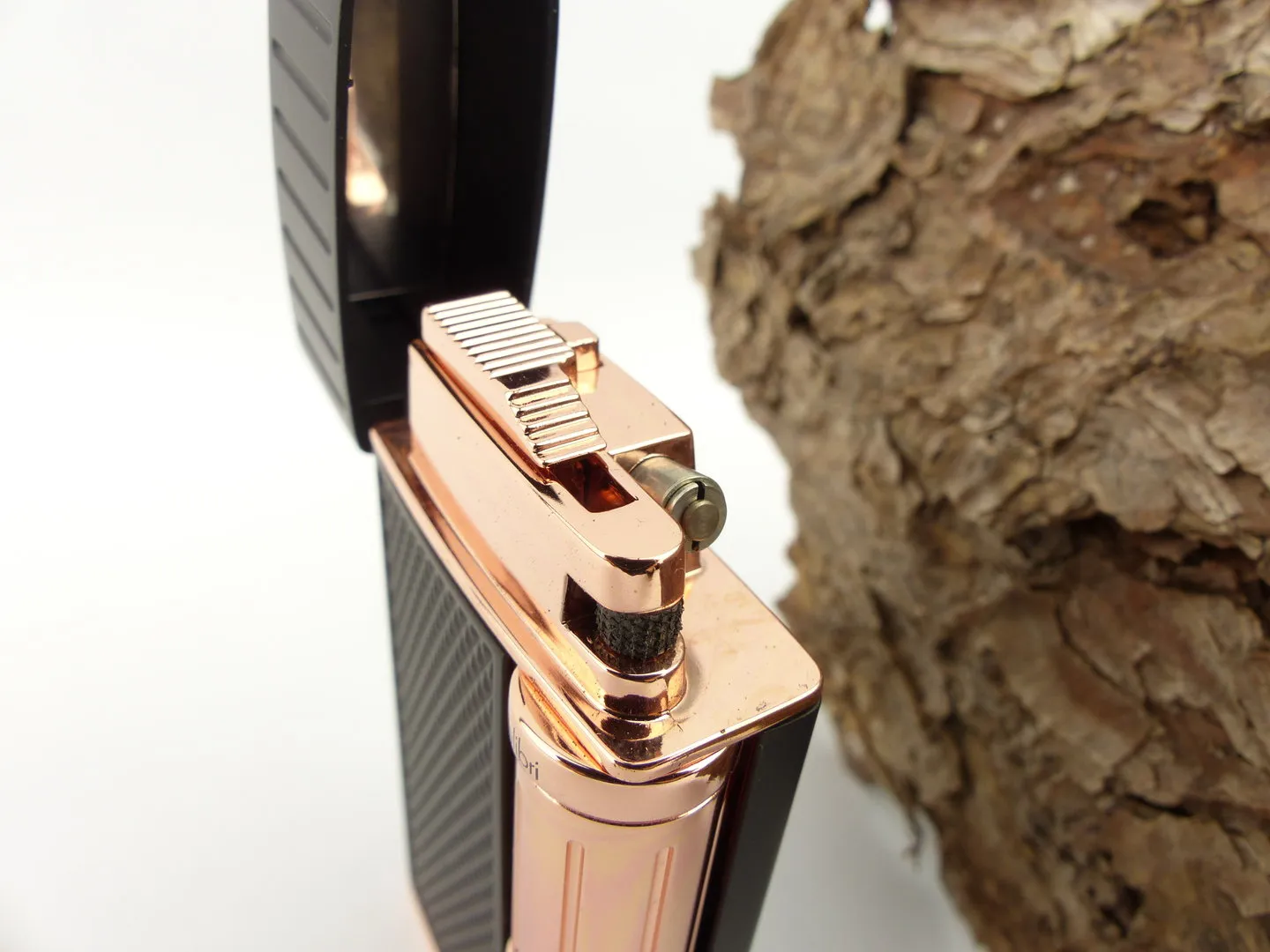 Colibri Pfeifenfeuerzeug schwarz rose – Produktbild 6