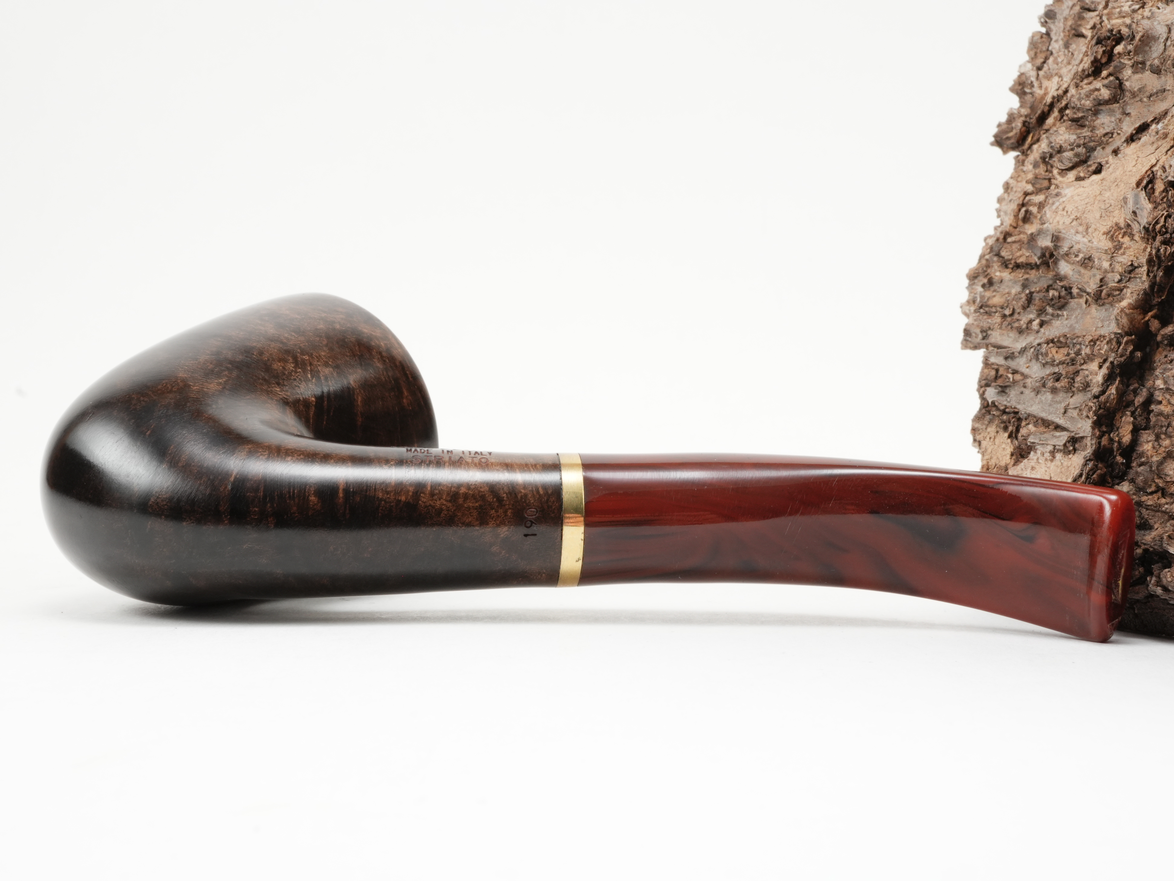 Molina Striato Pfeife dunkelbraun 10