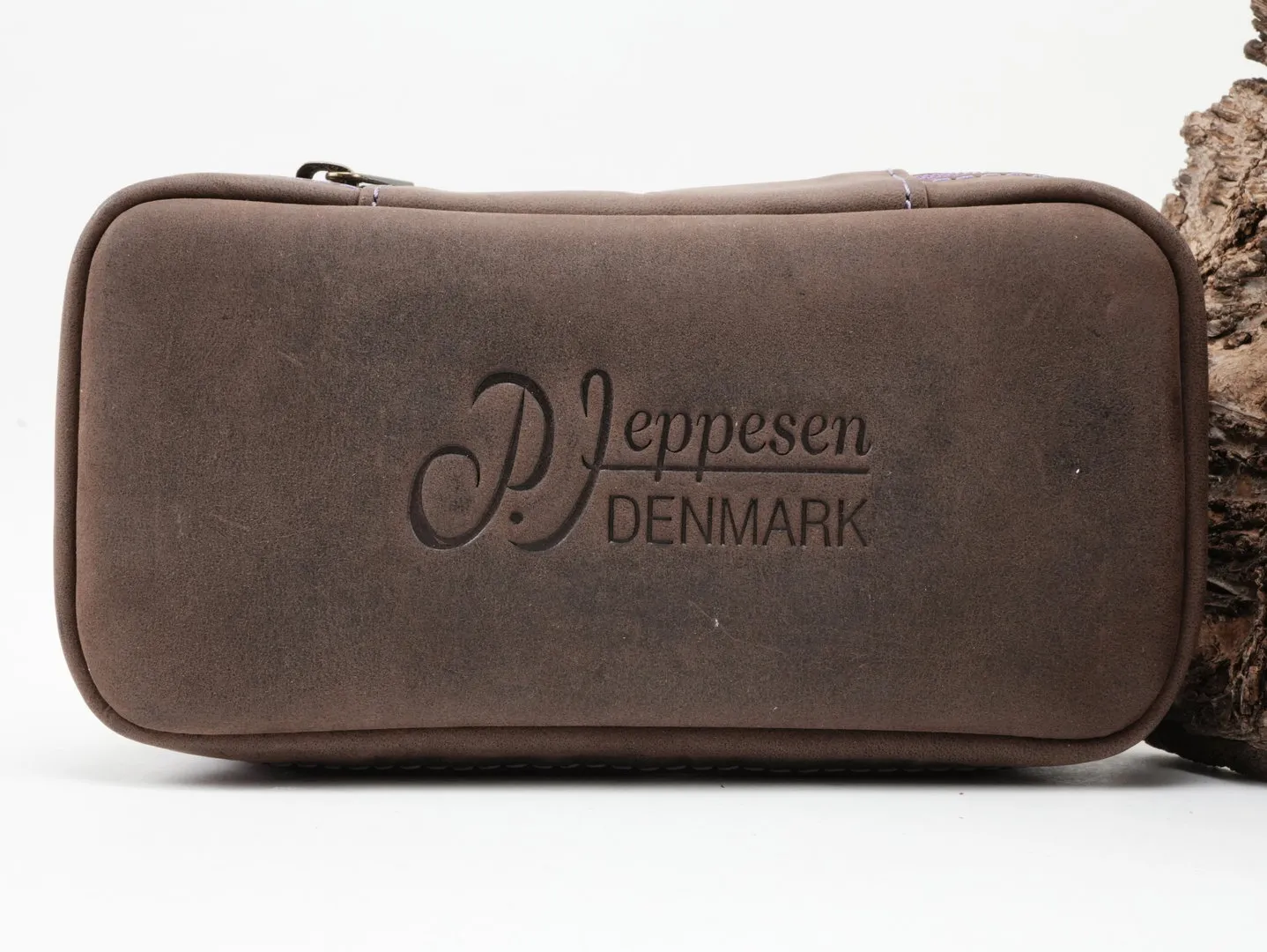 P. Jeppesen Pfeifentasche violett 1-2 Pfeifen von Jeppesen Neerup