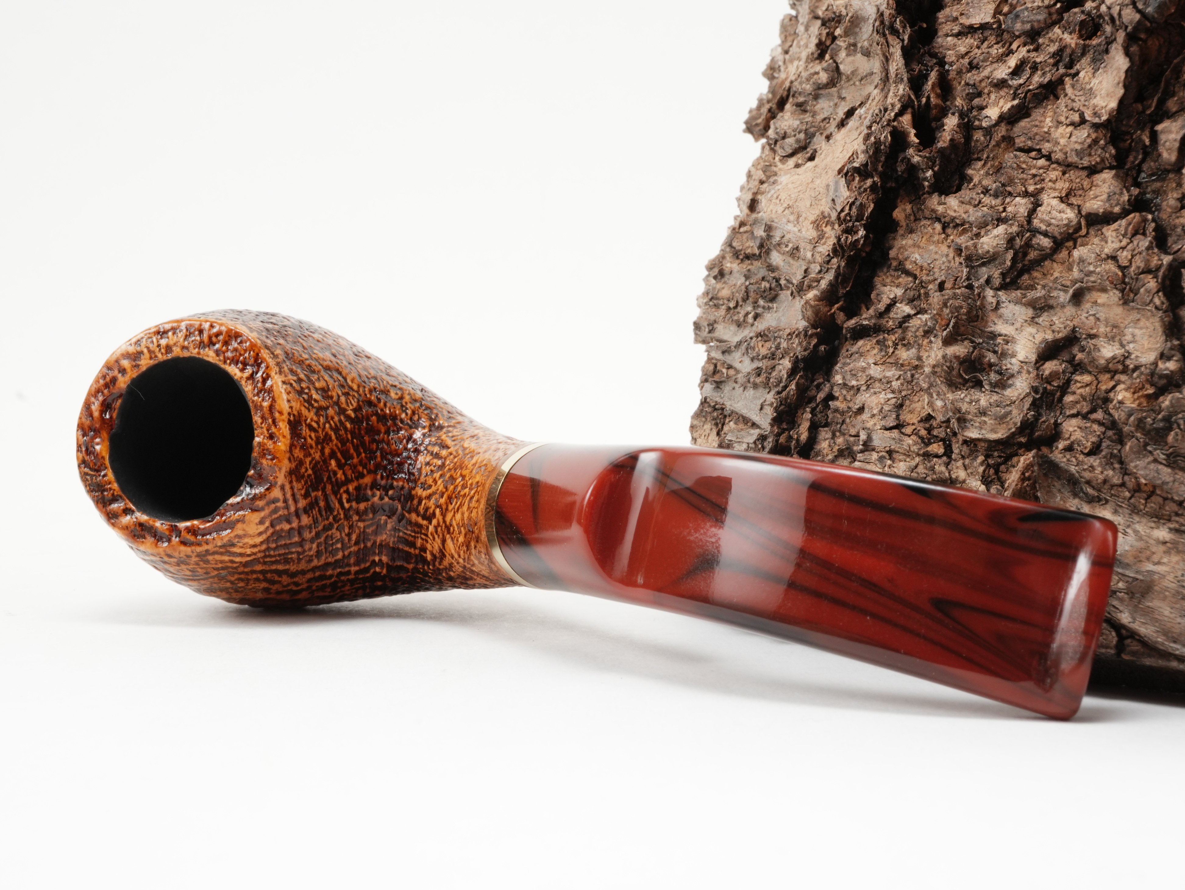 Molina Striato Pfeife sand braun 11