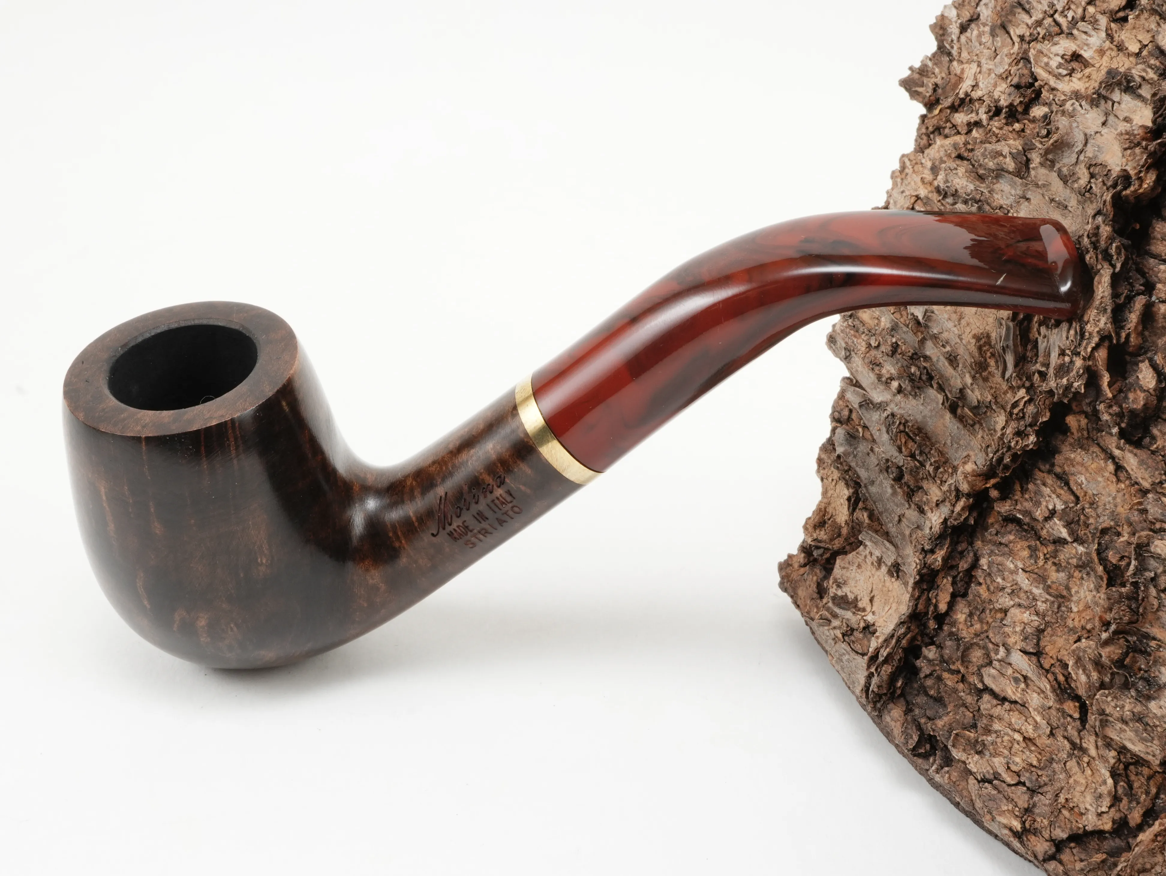 Molina Striato Pfeife dunkelbraun 9