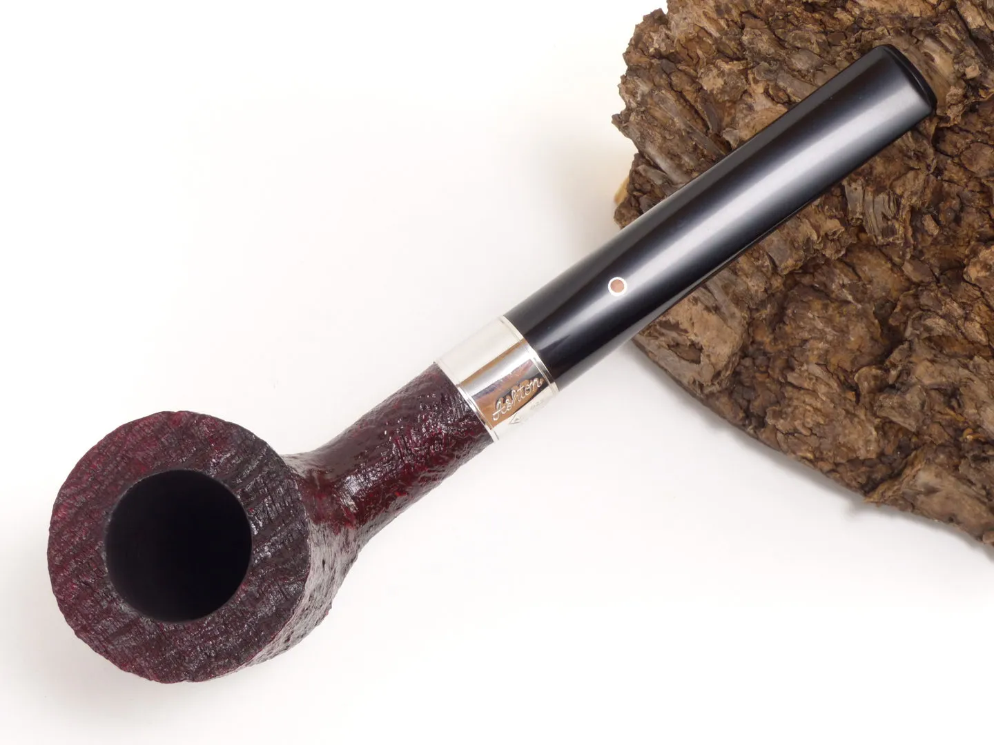 Ashton Pfeife XXX Pebble Grain Silver 9mm #40 – Produktbild 3
