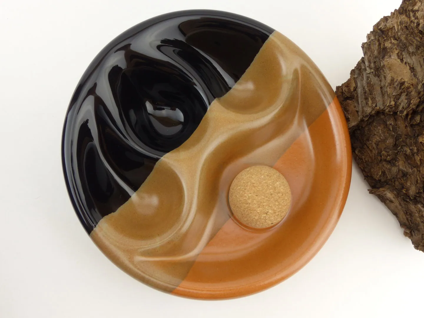 Pfeifenaschenbecher 3er tricolor – Produktbild 2