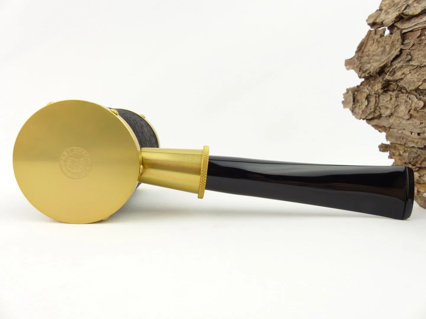 Tsuge Pfeife Yoroi sand gold Filter – Produktbild 7