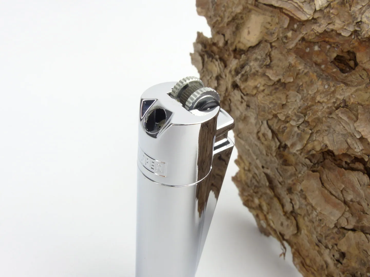Clipper Pfeifenfeuerzeug chrom mit Box – Produktbild 6