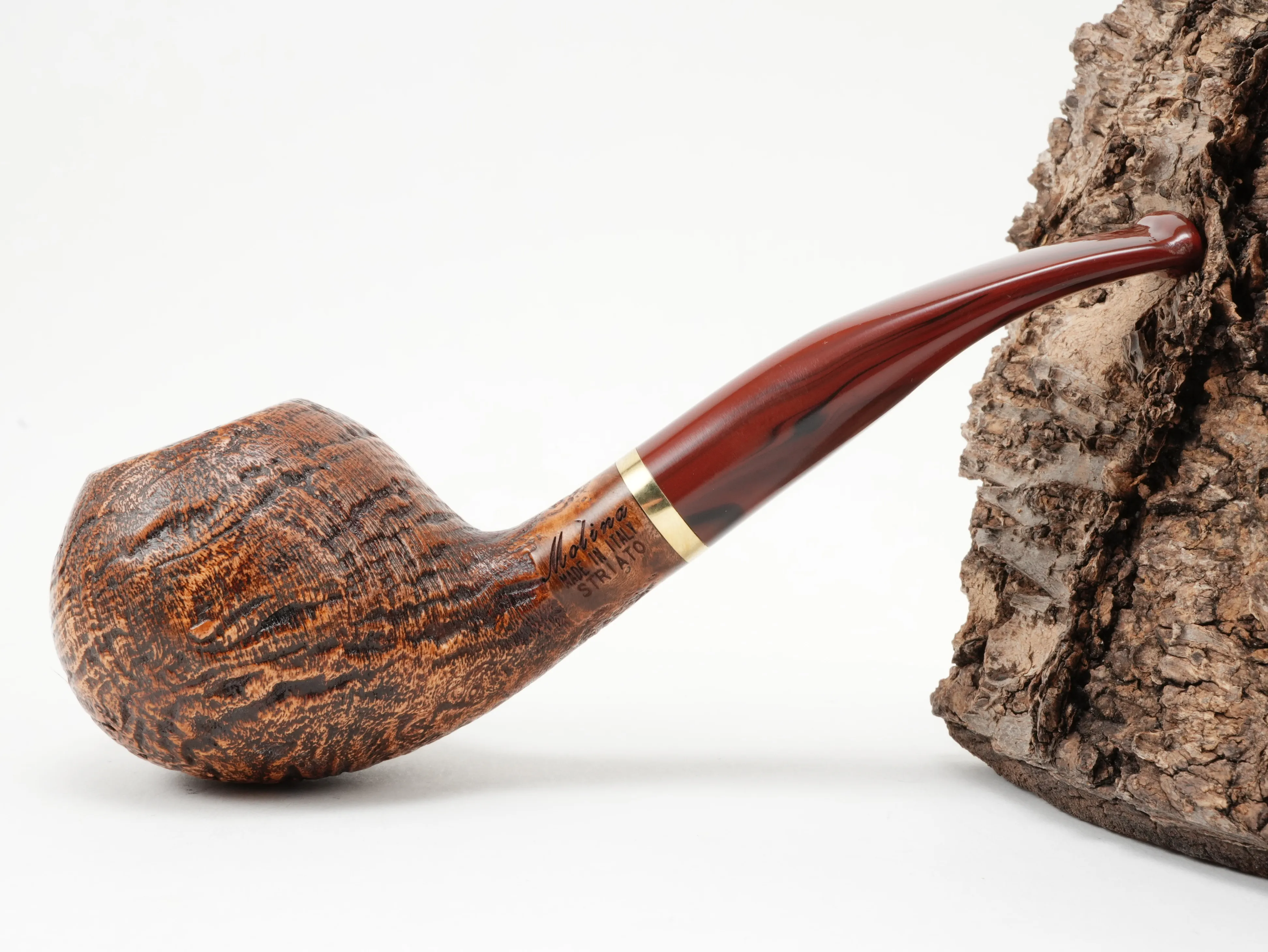 Molina Striato Pfeife sand braun 4 – Produktbild 2