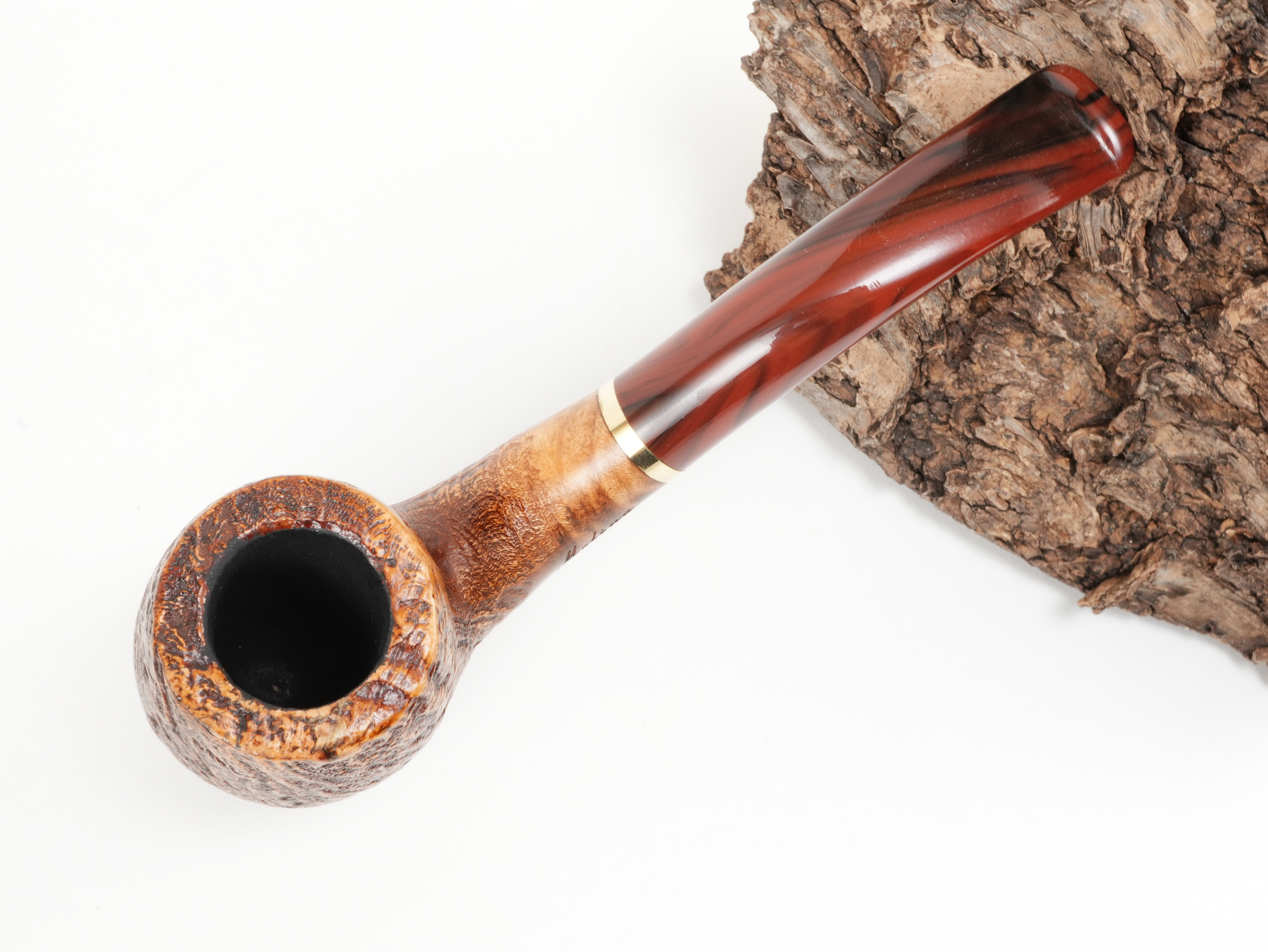Molina Striato Pfeife sand braun 9