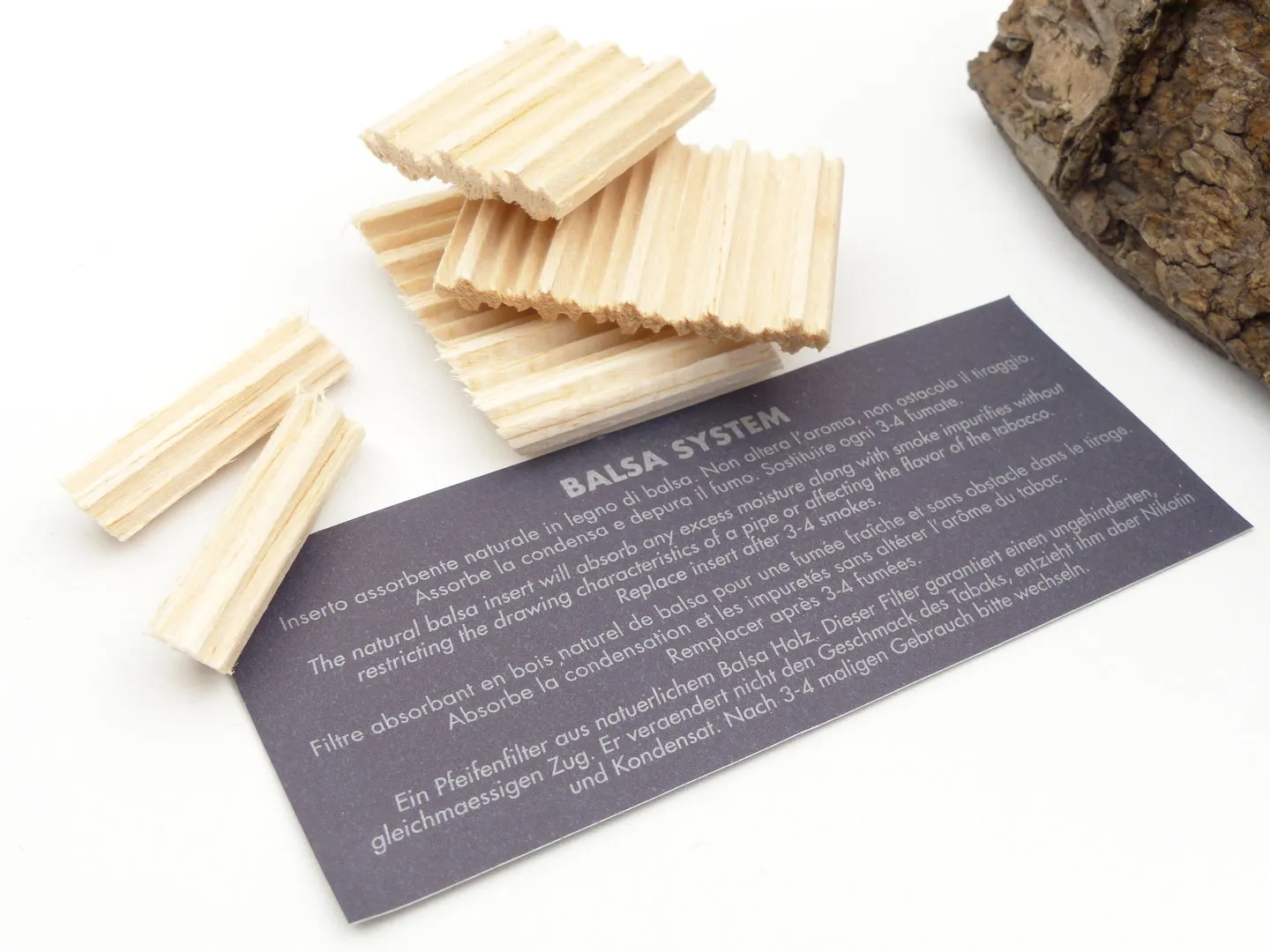 Savinelli Balsa Pfeifen-Filter 9mm 15 Stück – Produktbild 3