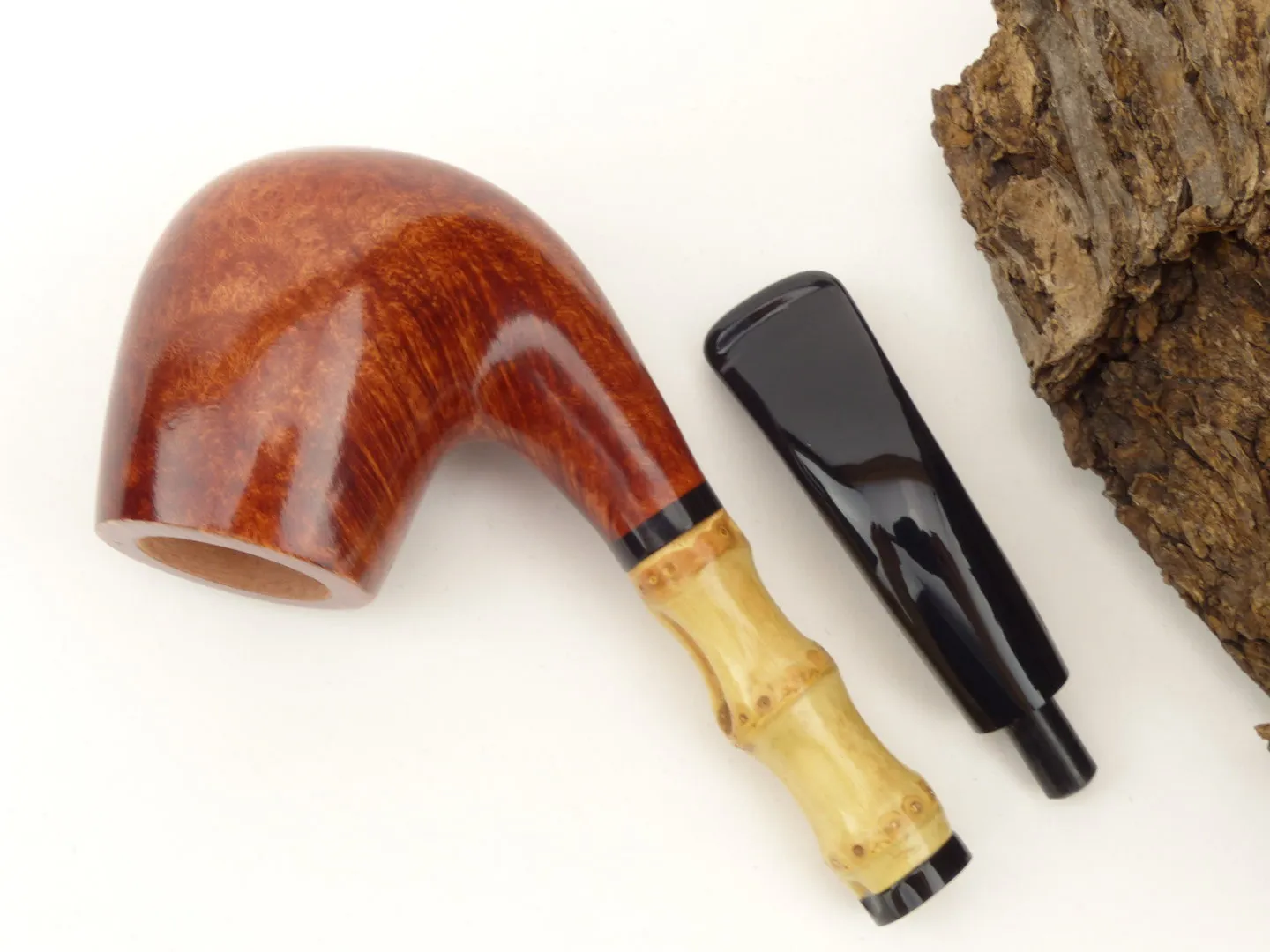 Rattray's Bamboo Pfeife Bent hell – Produktbild 9