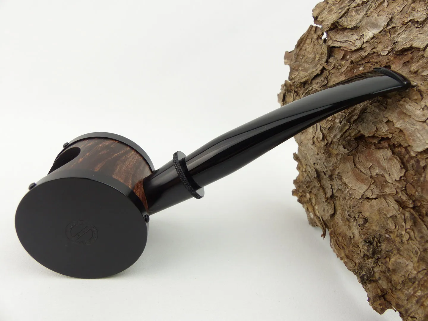 Tsuge Pfeife Blowfish schwarz Filter