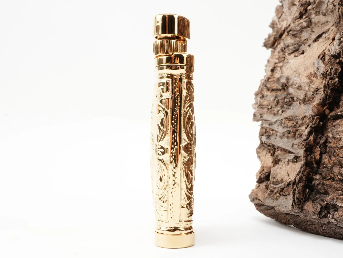Sillem's Pfeifenfeuerzeug LEA 2 Face Gold Sterling – Produktbild 2