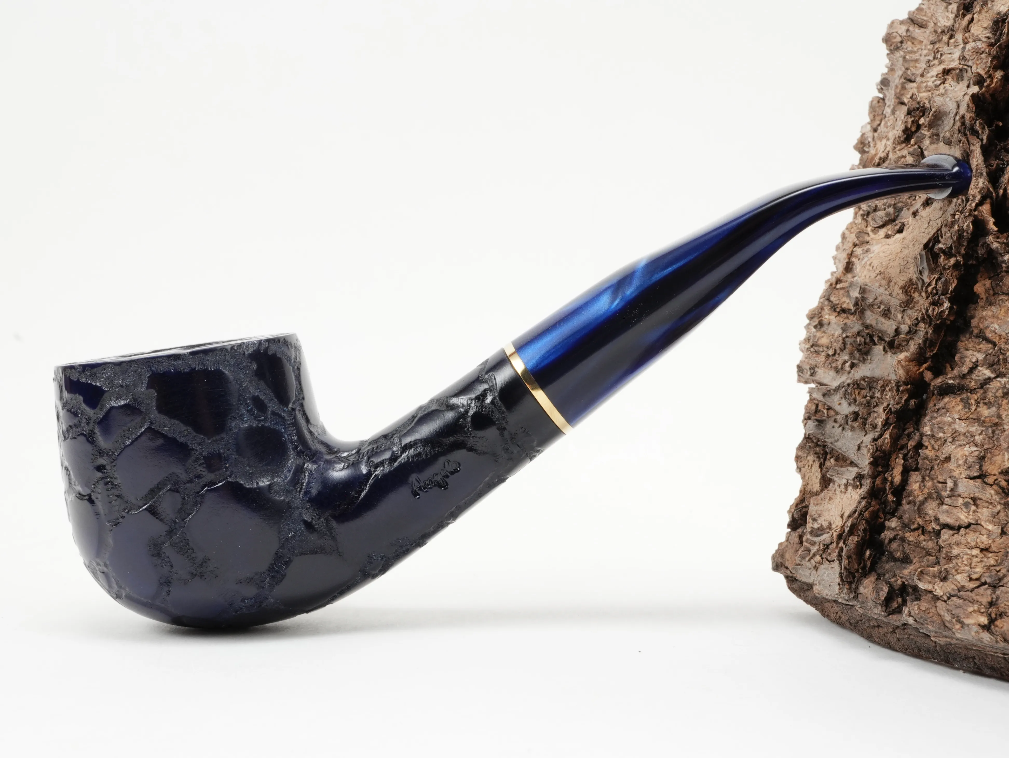 Angelo Pfeife blau rustiziert 300613 – Produktbild 2