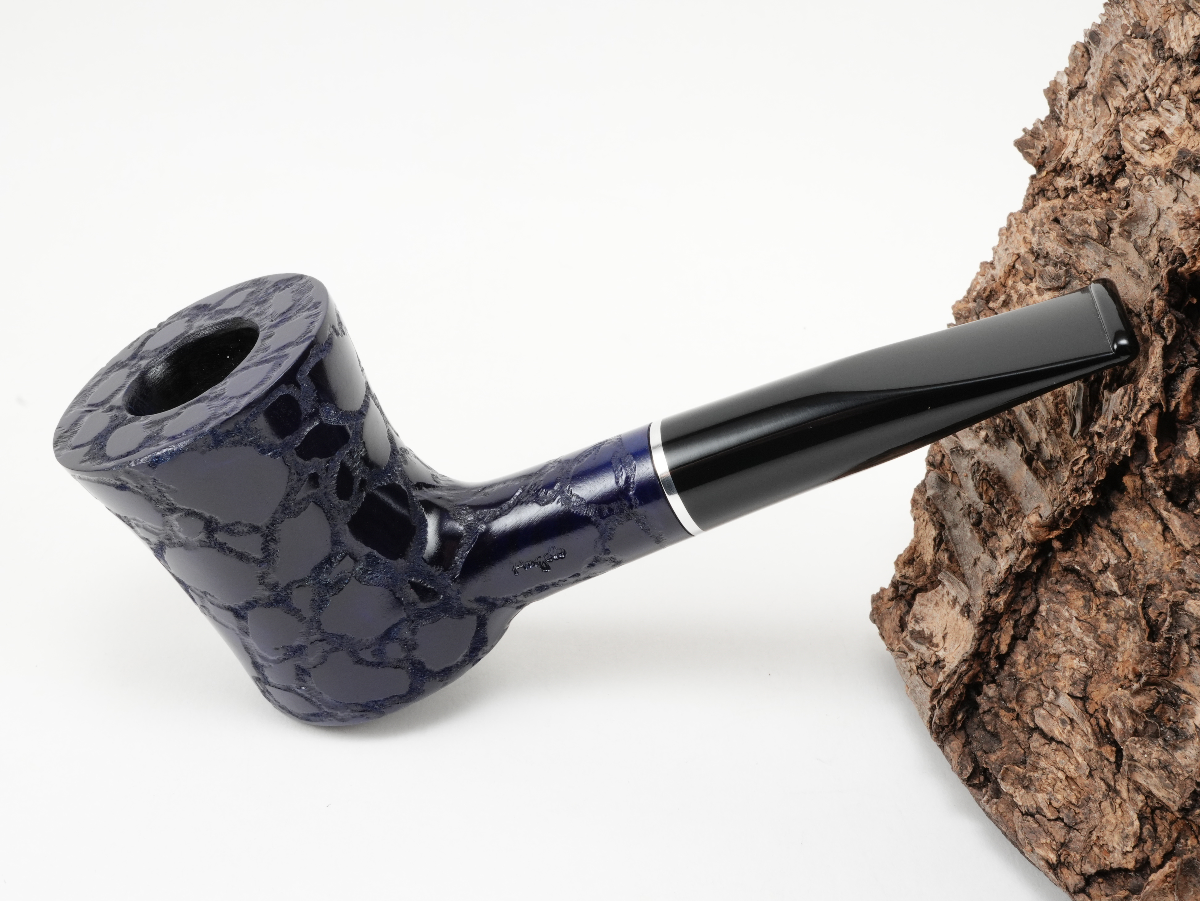 Angelo Pfeife blau rustiziert 300610