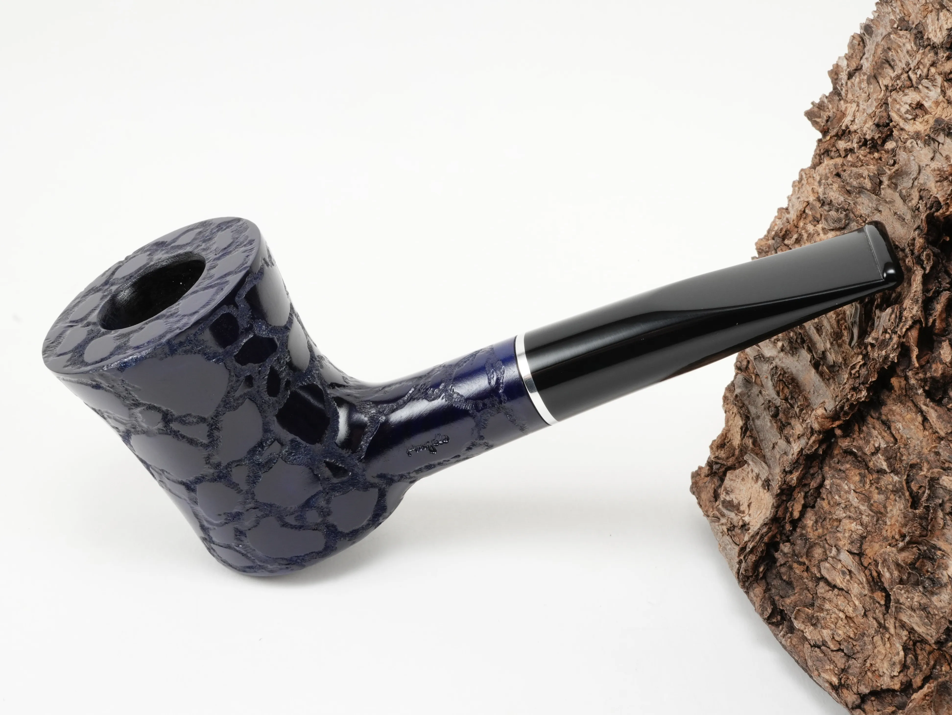 Angelo Pfeife blau rustiziert 300610