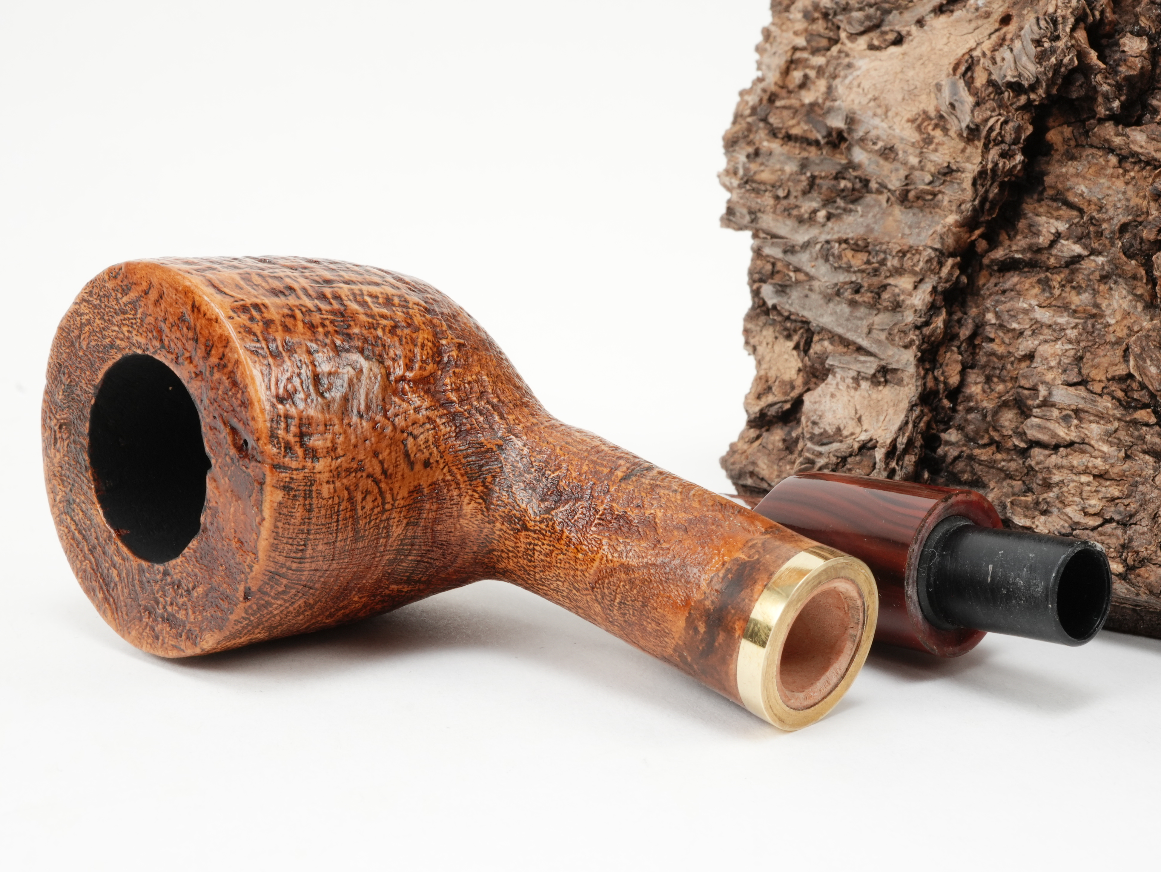 Molina Striato Pfeife sand braun 3