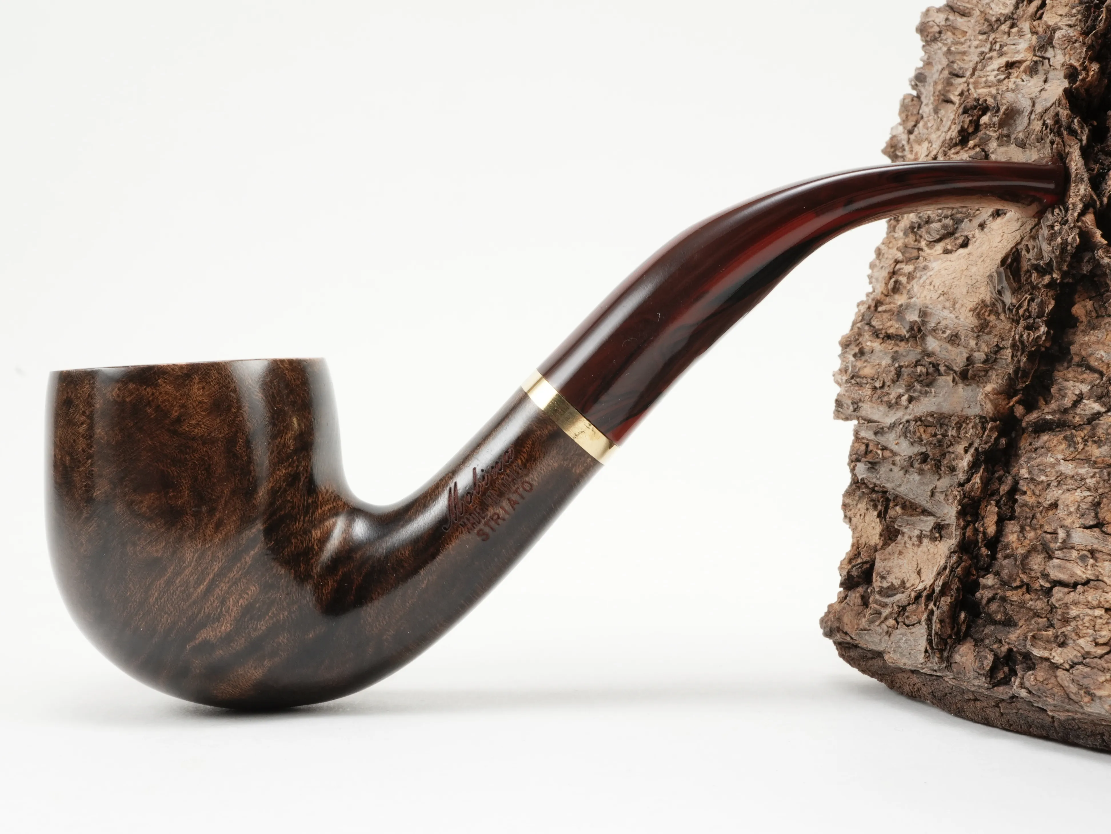 Molina Striato Pfeife dunkelbraun 12 – Produktbild 2