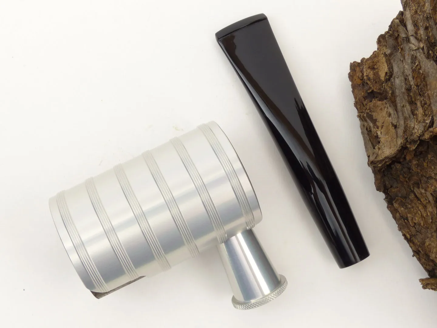 Tsuge Pfeife Thunderstorm silber Filter – Produktbild 10