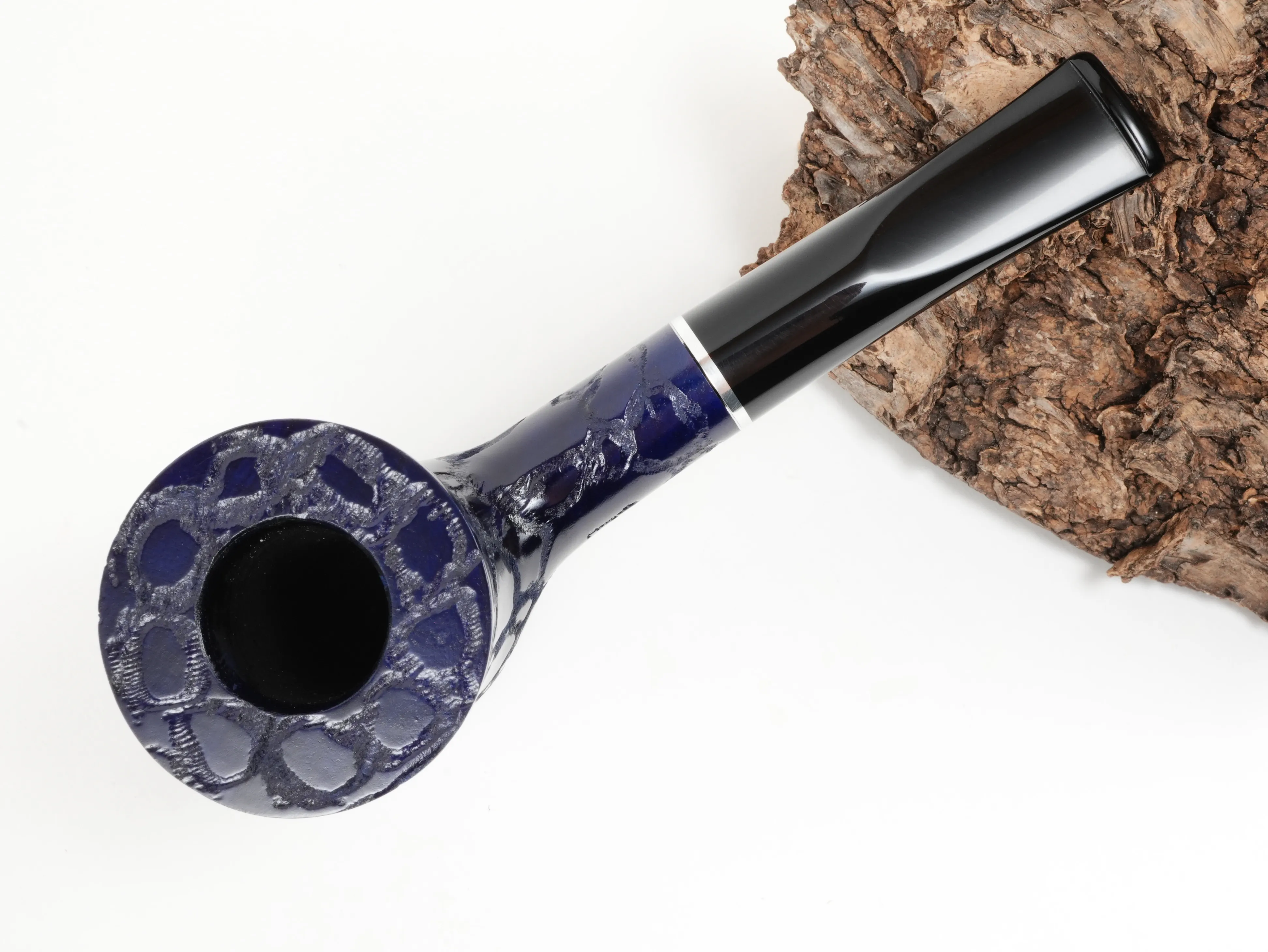 Angelo Pfeife blau rustiziert 300610 – Produktbild 3