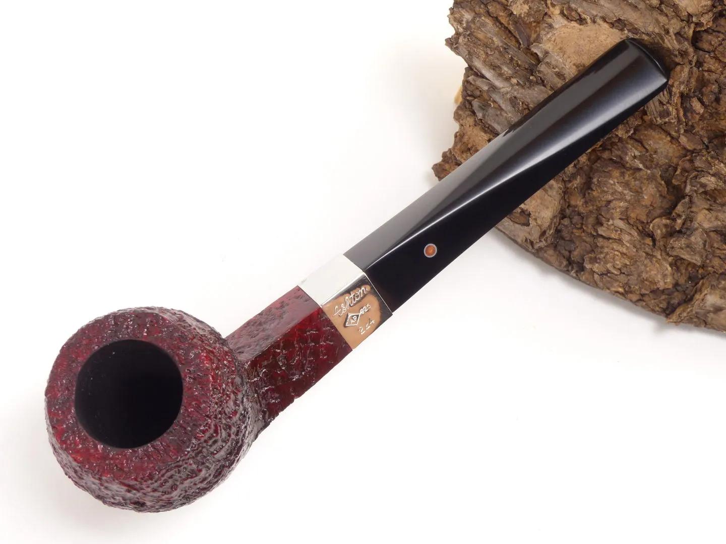 Ashton Pfeife XXX Pebble Grain Silver 9mm #45 – Produktbild 3
