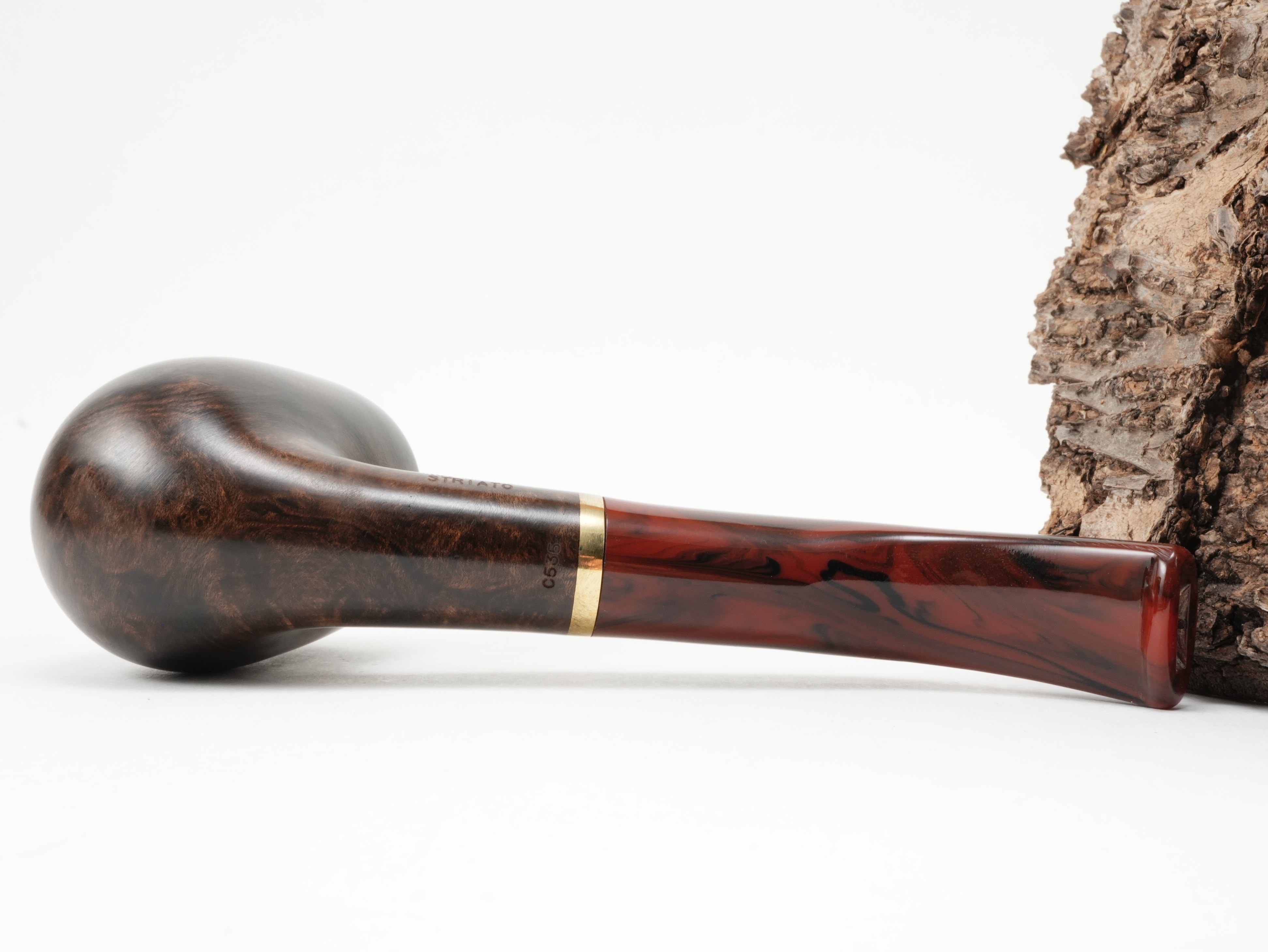 Molina Striato Pfeife dunkelbraun 9