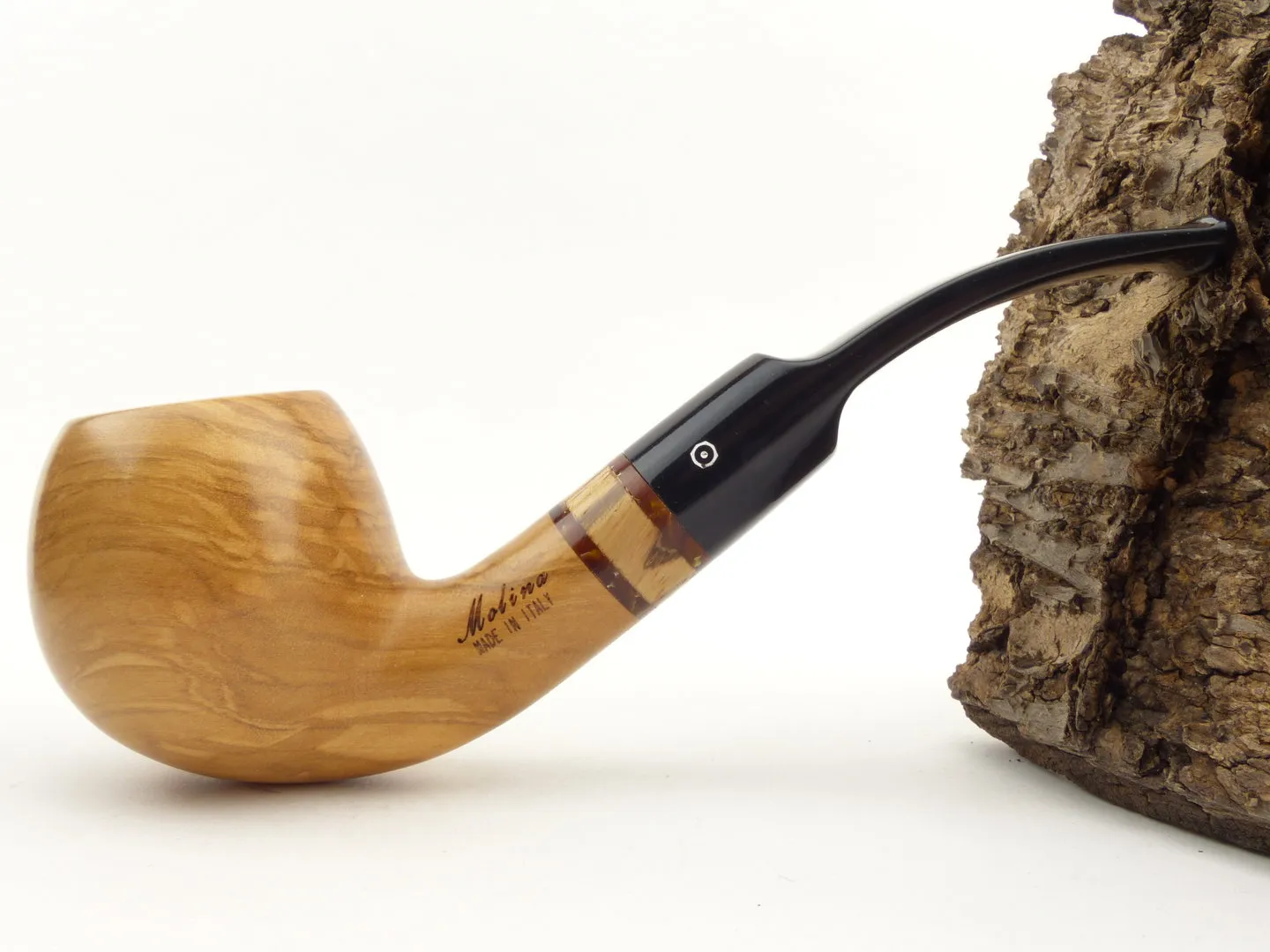 Molina Zebrano Pfeife Olive 2 – Produktbild 2