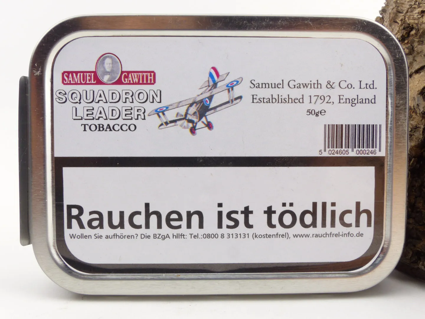 squadron leader tobacco tin Samuel Gawith Pipe Tobacco Squadron Leader