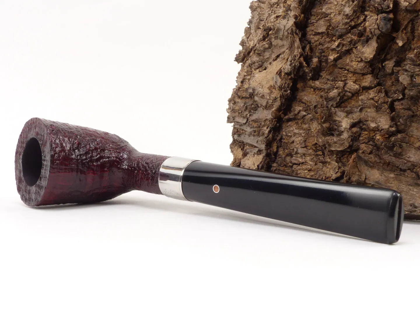 Ashton Pfeife XXX Pebble Grain Silver 9mm #40 – Produktbild 5