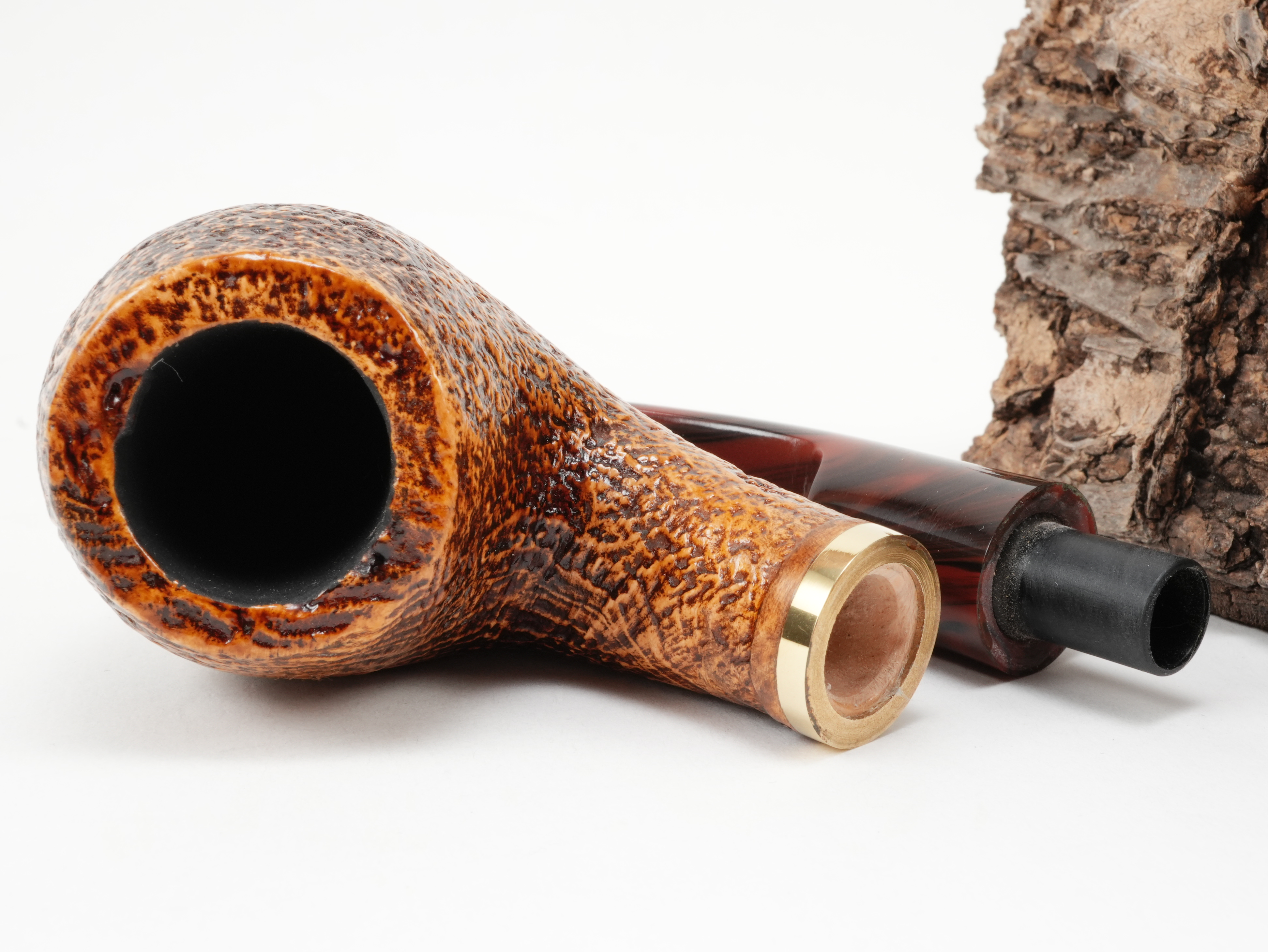 Molina Striato Pfeife sand braun 11