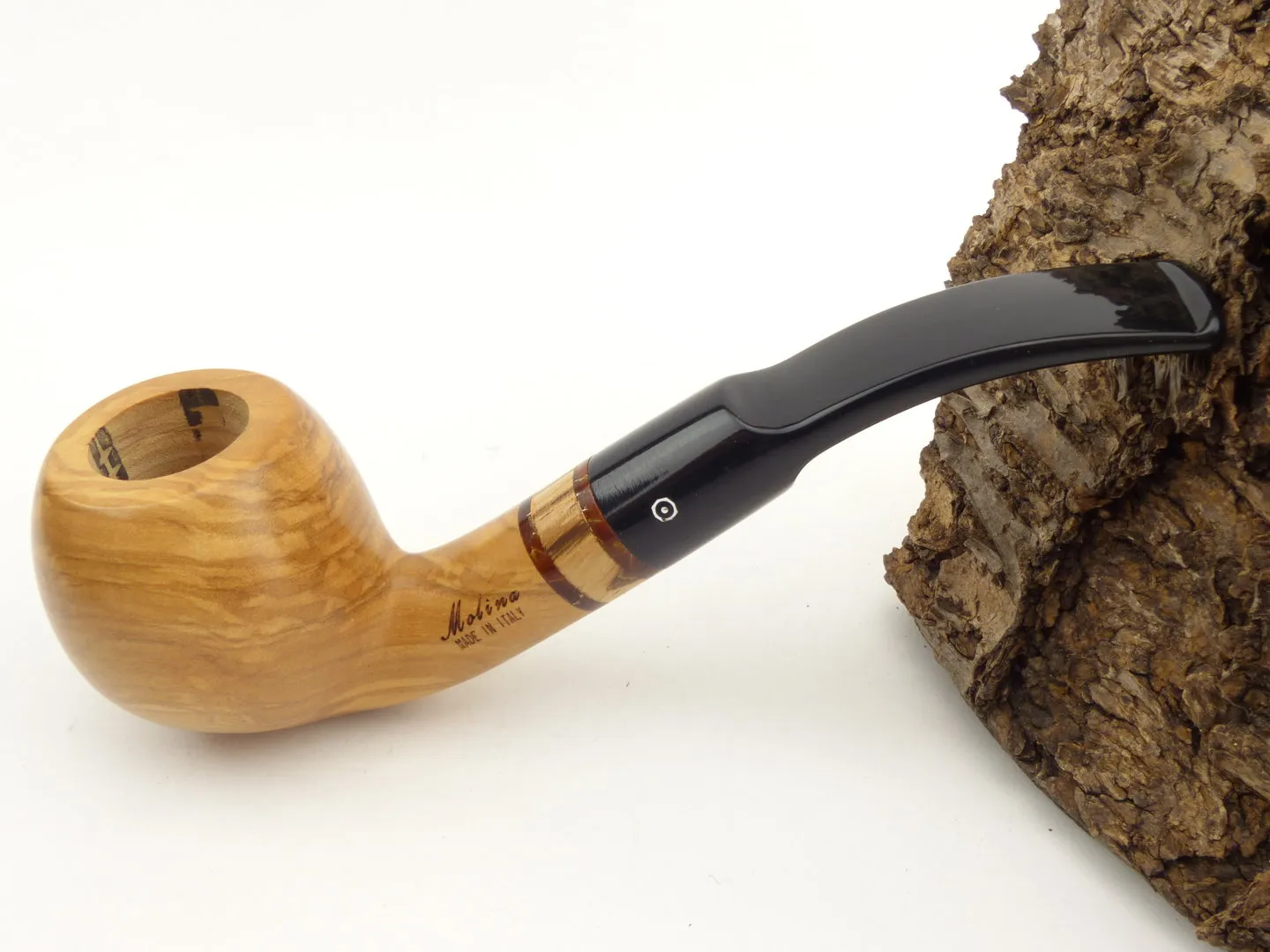 Molina Zebrano Pfeife Olive 2