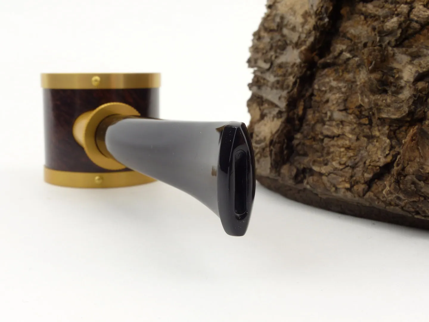 Tsuge Pfeife Blowfish gold Filter – Produktbild 4