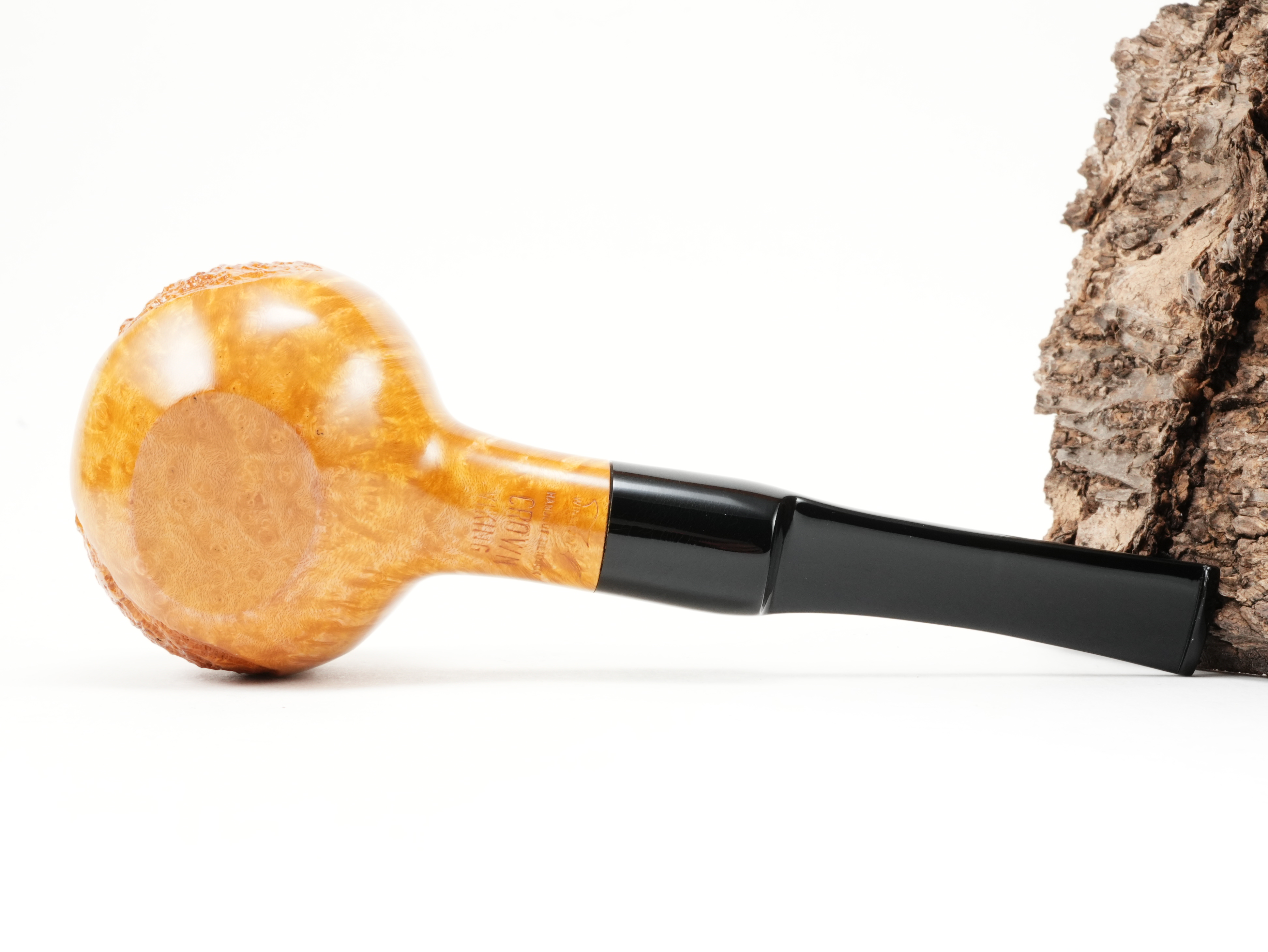 Glatte Unterseite der Poul Winslow Crown Viking 707 mit eingeprägtem Crown Viking Stempel am Holm