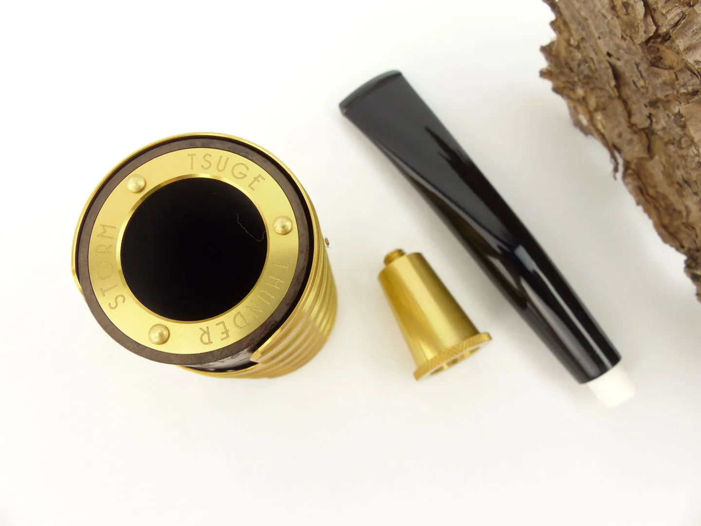 Tsuge Pfeife Thunderstorm gold Filter – Produktbild 10