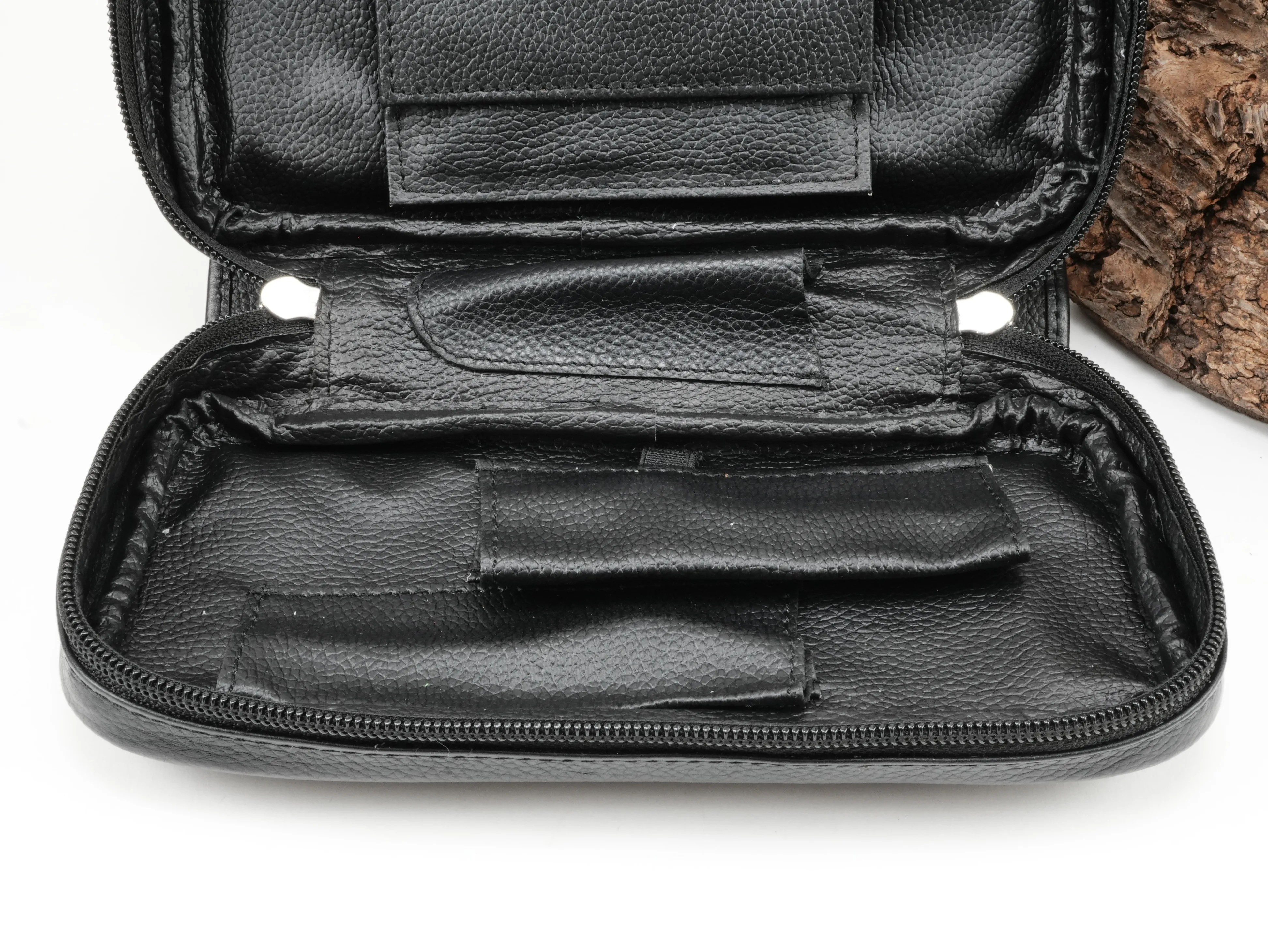Guy Janot Pfeifentasche 2er Schwarz 6012 – Produktbild 19