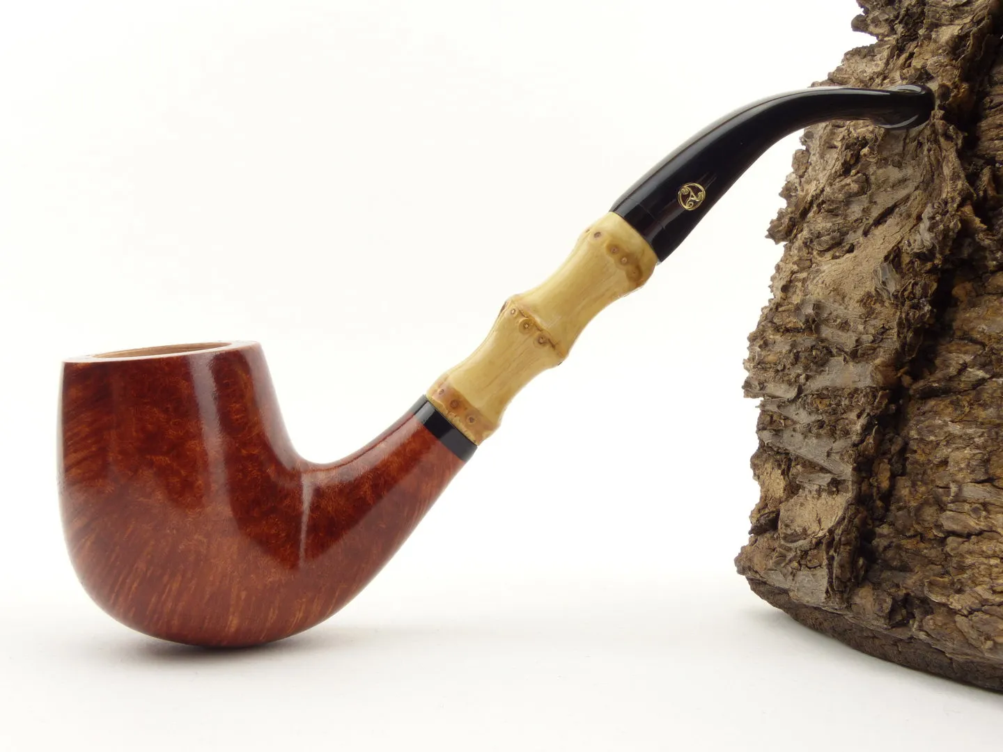 Rattray's Bamboo Pfeife Bent hell – Produktbild 2