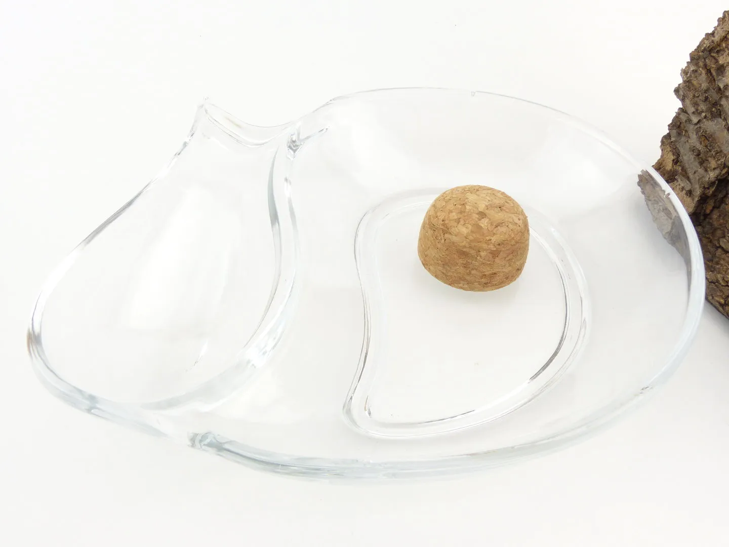 Pfeifenaschenbecher Glas mit Ablage für 1 Pfeife – Produktbild 5