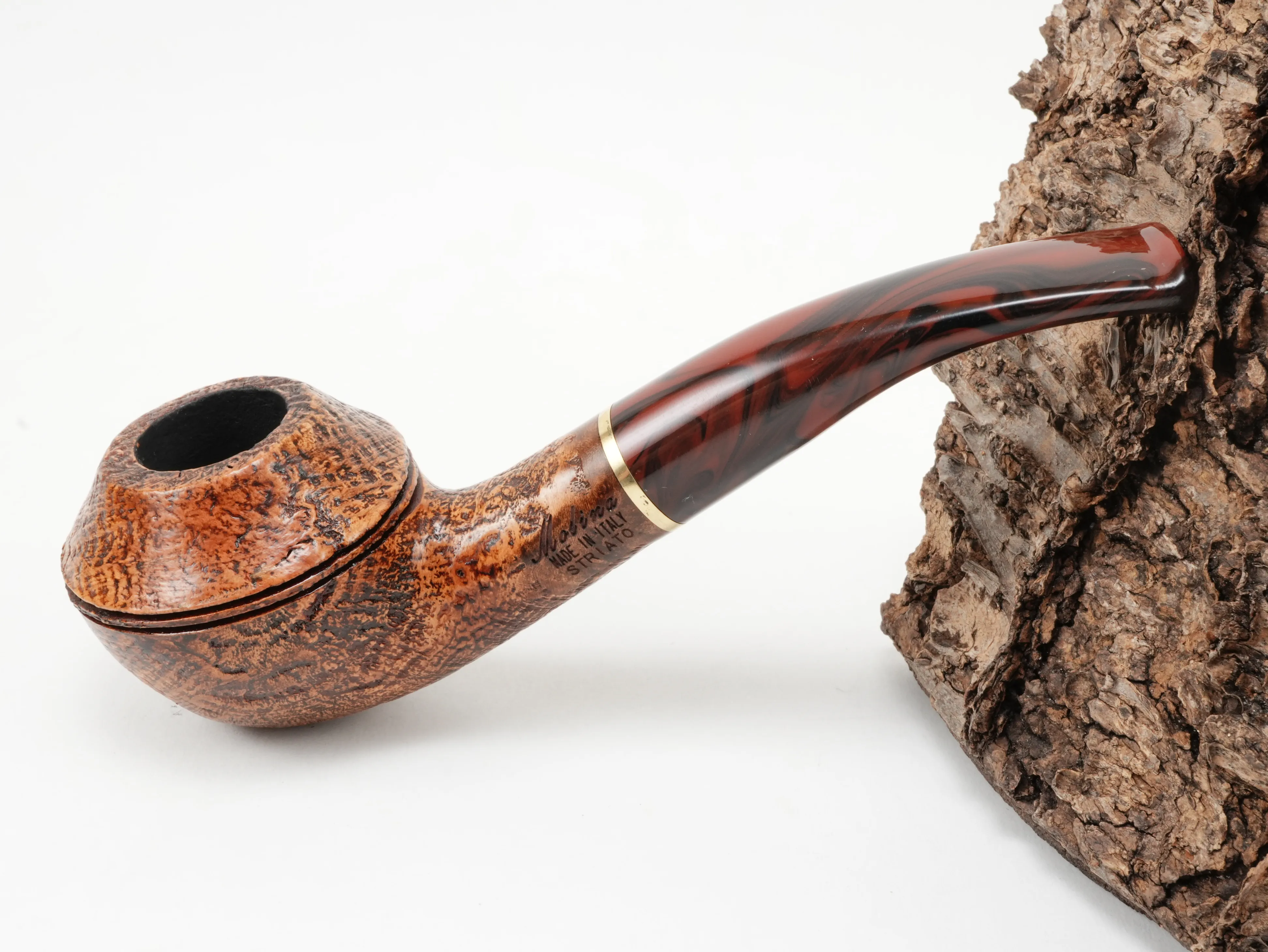 Molina Striato Pfeife sand braun 6