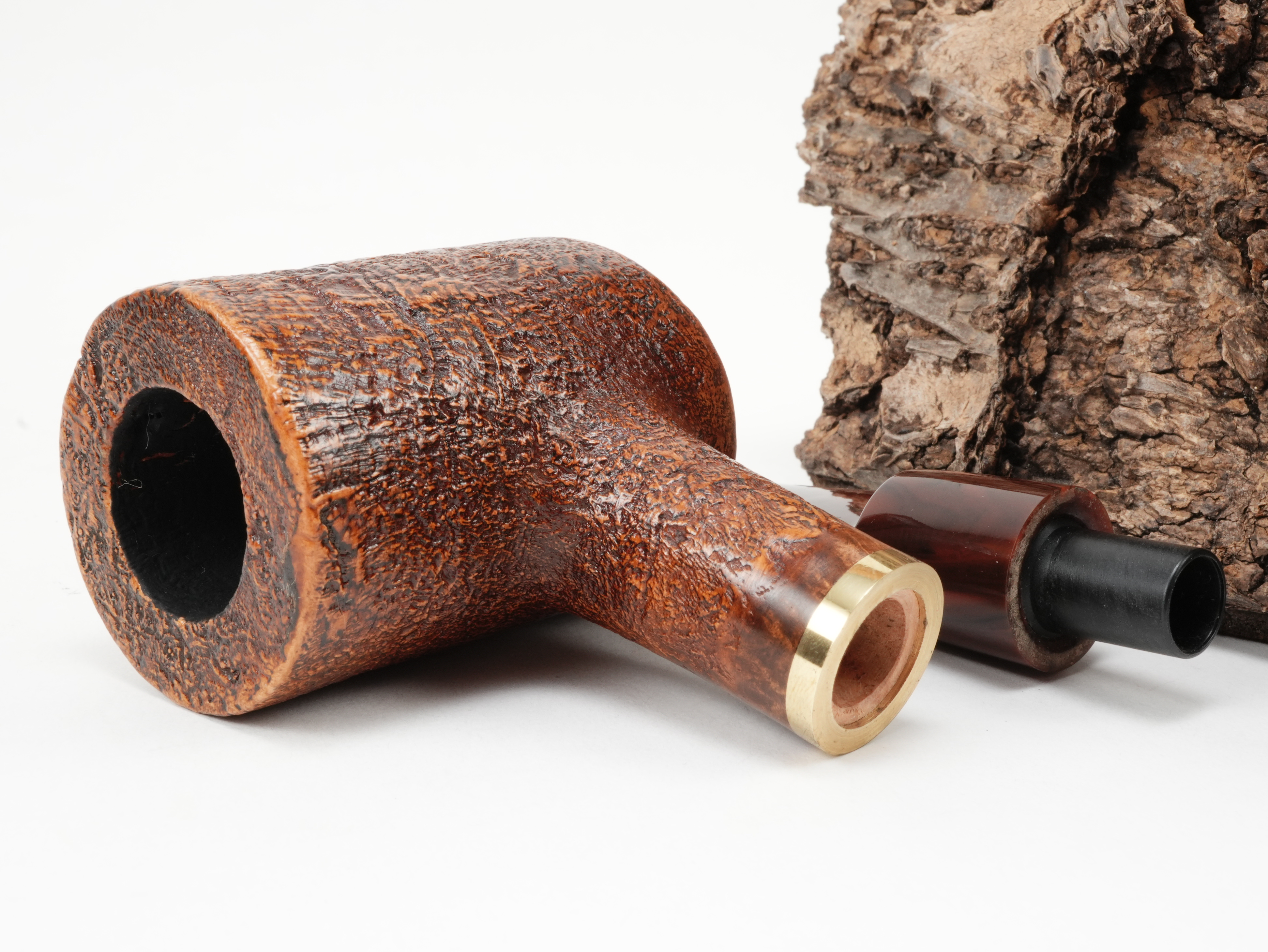 Molina Striato Pfeife sand braun 7
