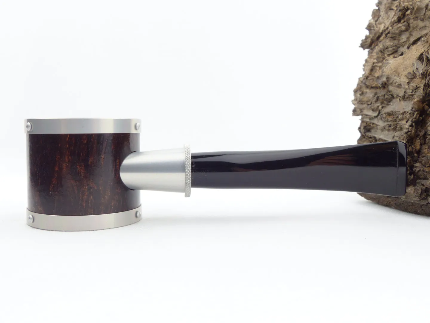 Tsuge Pfeife Blowfish silber Filter – Produktbild 7