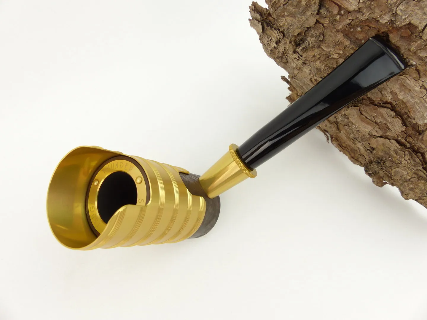 Tsuge Pfeife Thunderstorm gold Filter – Produktbild 4