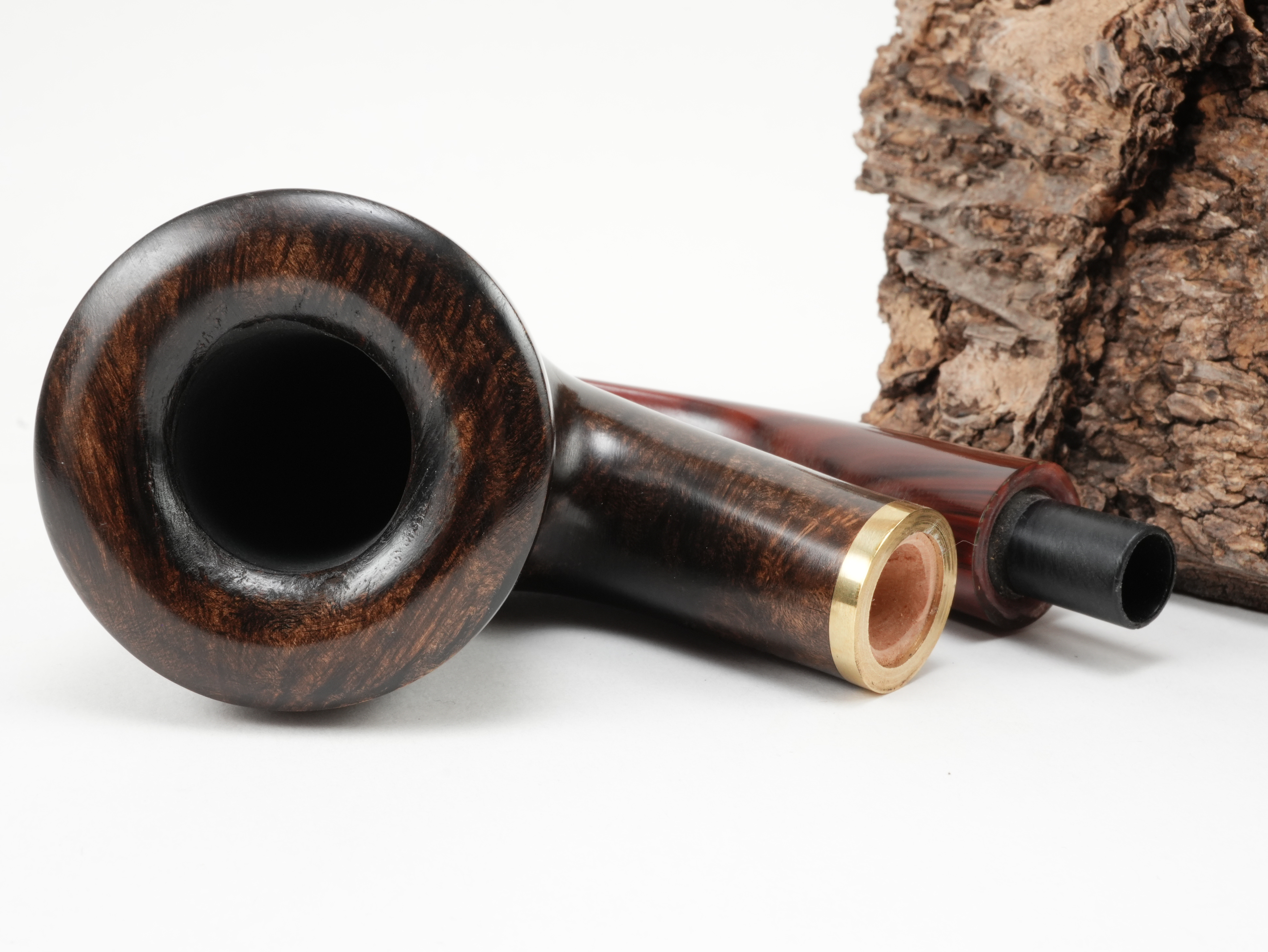 Molina Striato Pfeife dunkelbraun 10