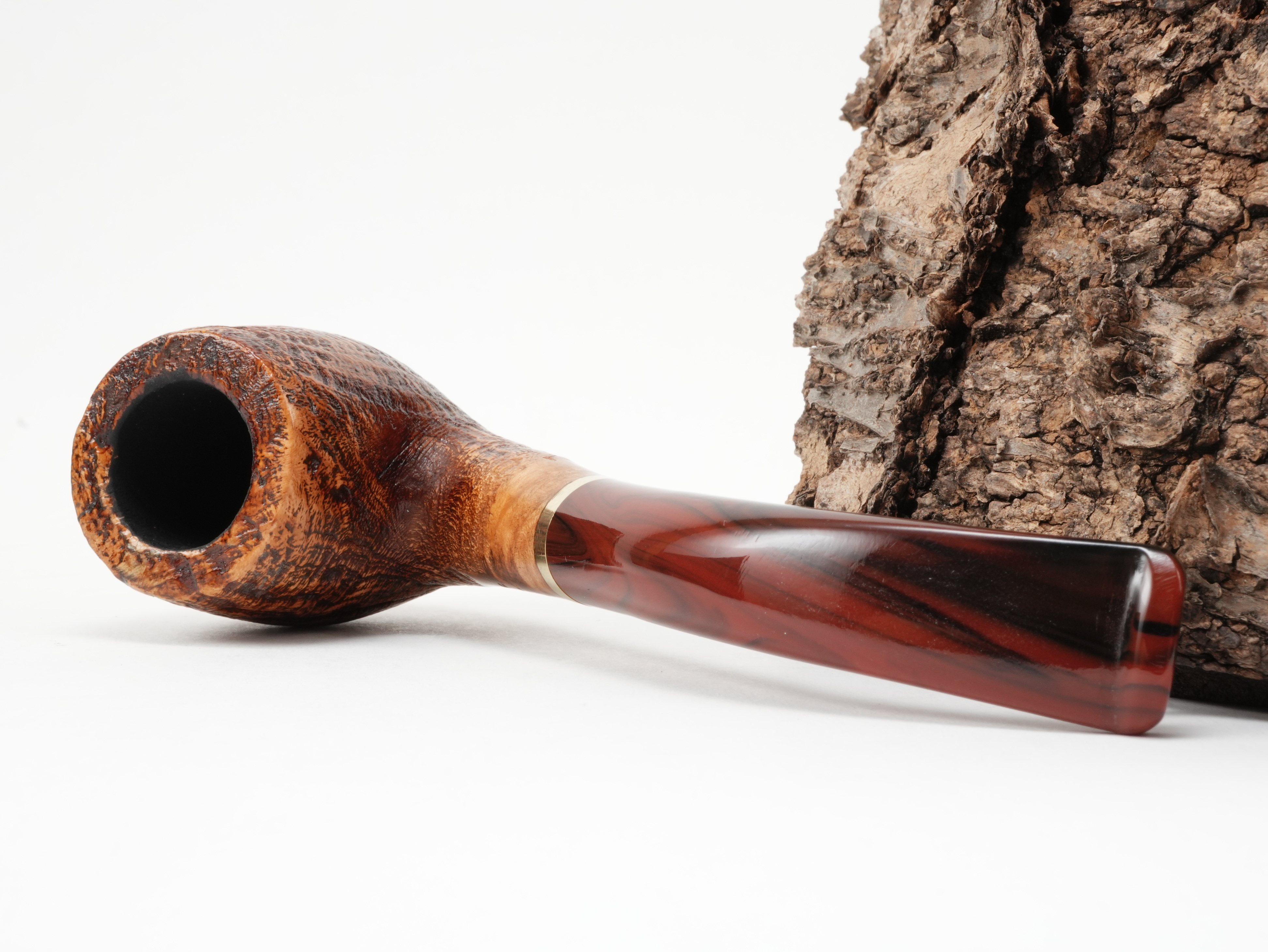 Molina Striato Pfeife sand braun 9