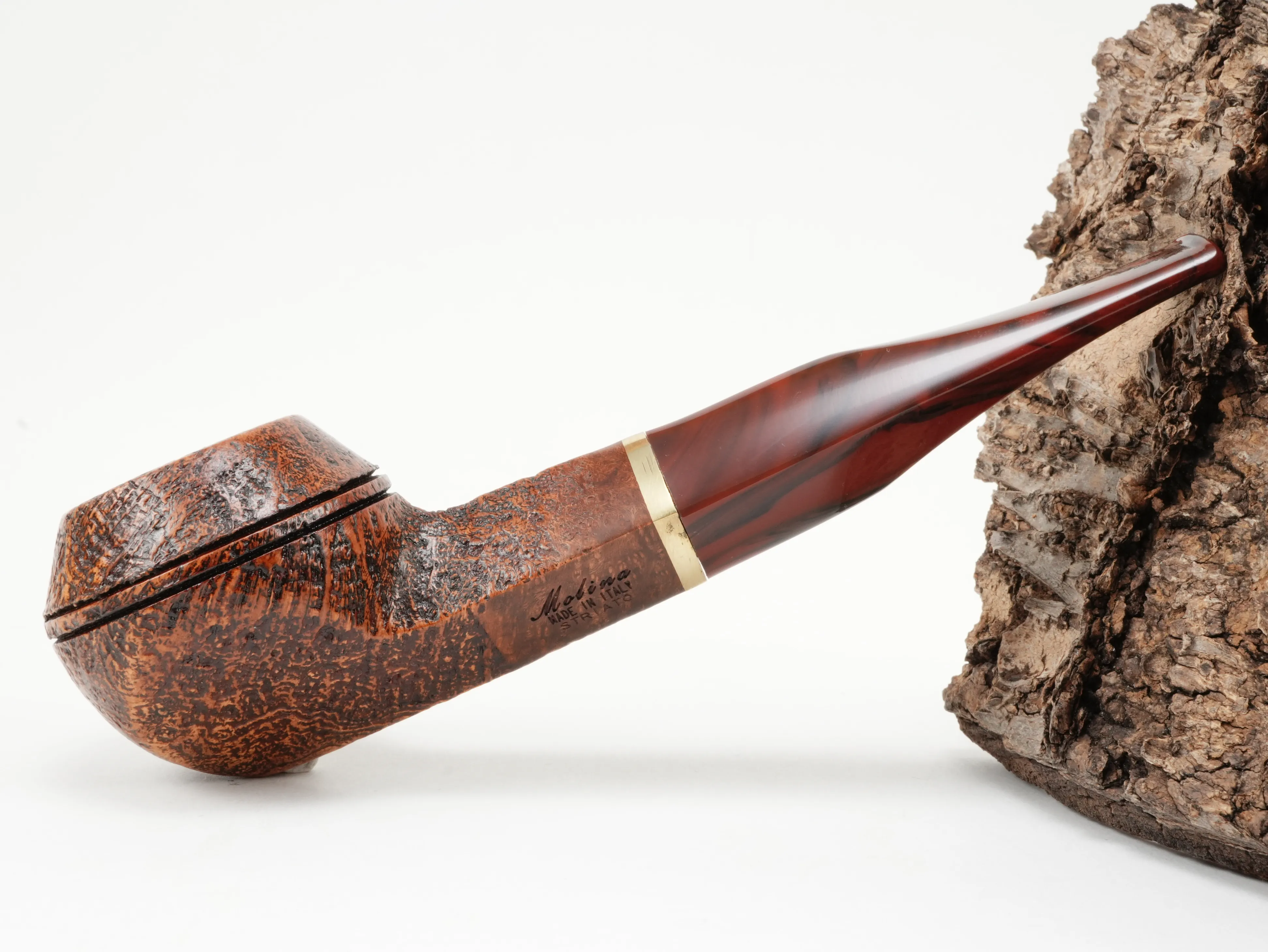 Molina Striato Pfeife sand braun 2 – Produktbild 2