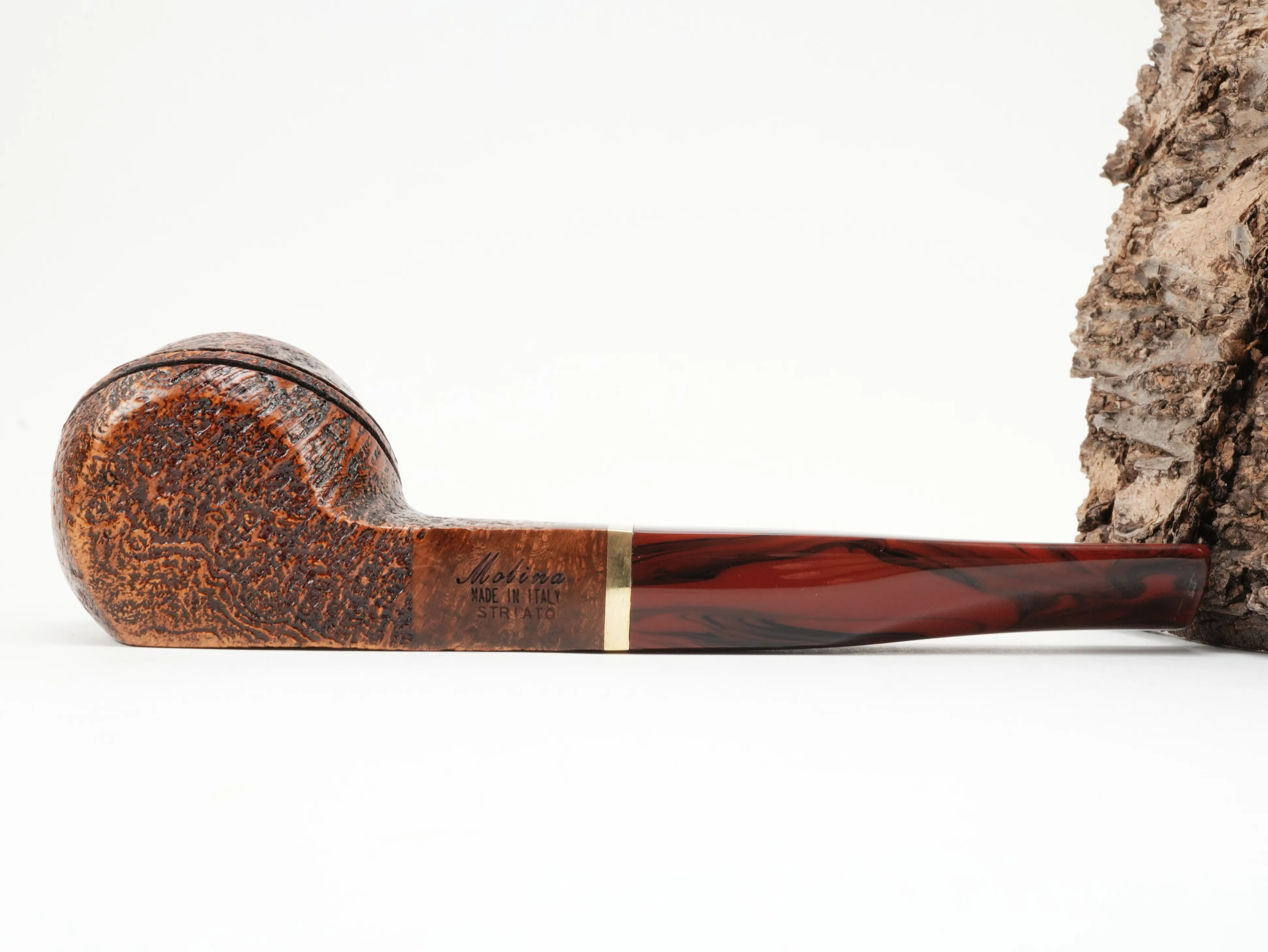 Molina Striato Pfeife sand braun 2 – Produktbild 7