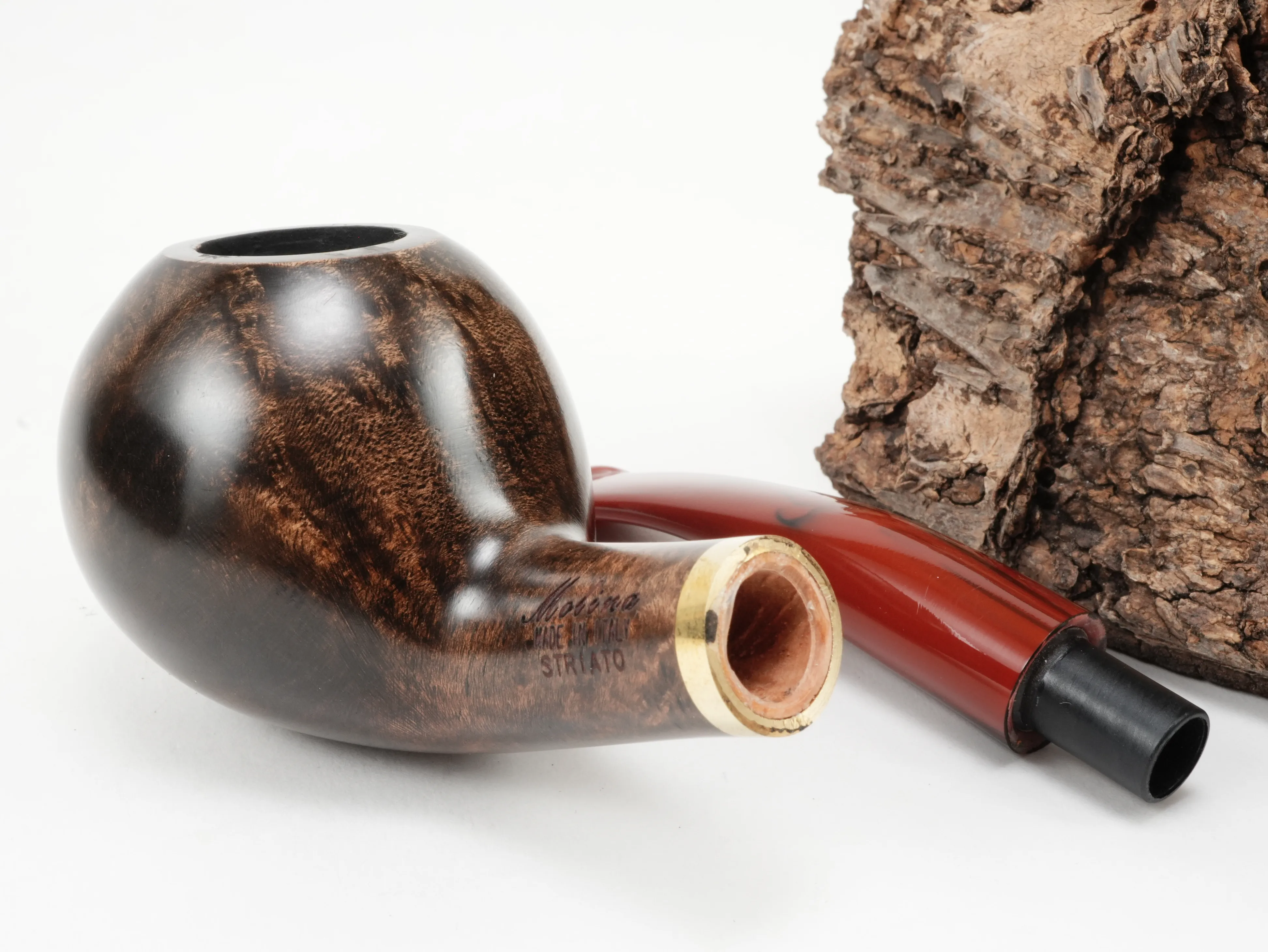 Molina Striato Pfeife dunkelbraun 4 – Produktbild 8