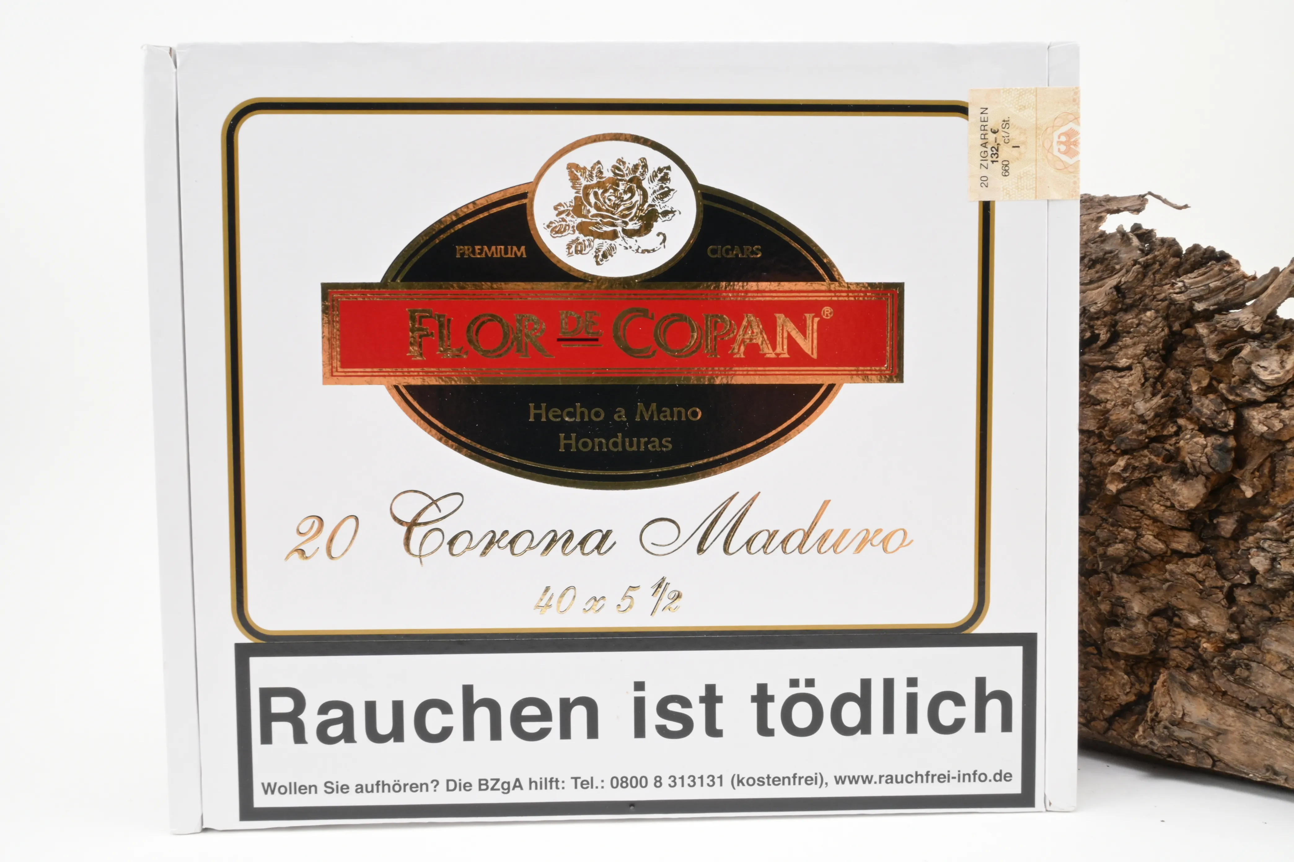 Flor de Copán Línea Maduro Corona – Produktbild 2