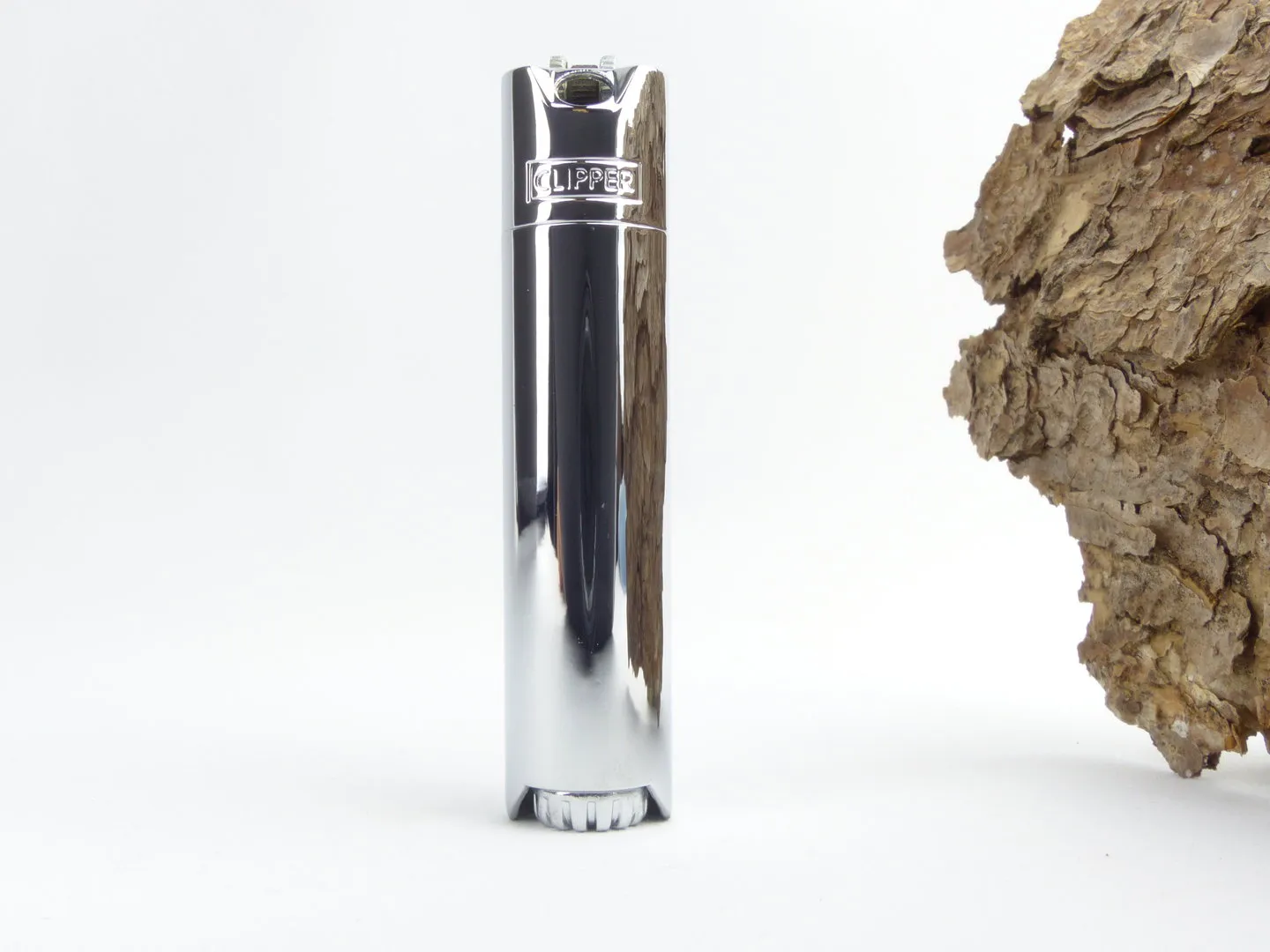 Clipper Pfeifenfeuerzeug chrom mit Box – Produktbild 4